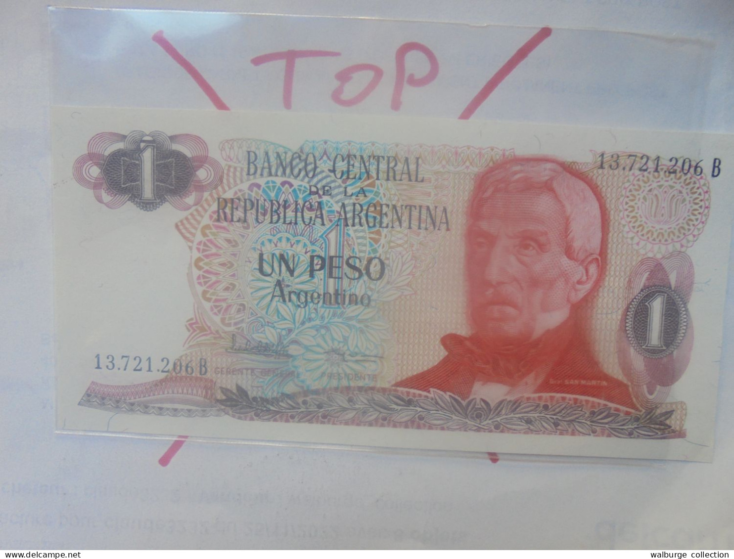 ARGENTINE 1 PESO ND (1983-84) Neuf (B.33) - Argentine