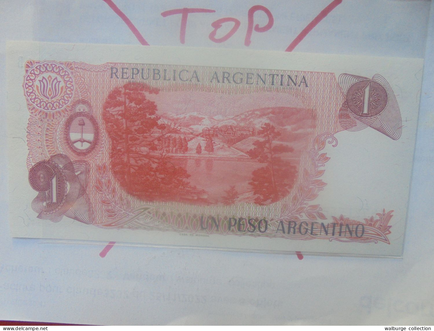 ARGENTINE 1 PESO ND (1983-84) Neuf (B.33) - Argentina