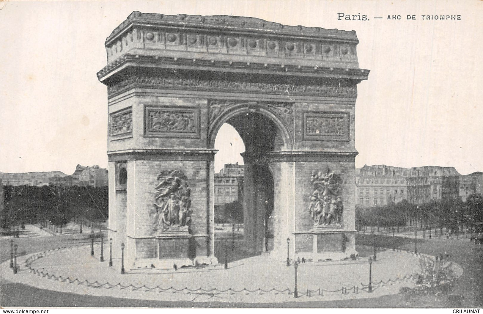 75-PARIS ARC DE TRIOMPHE-N°5163-E/0261 - Arc De Triomphe