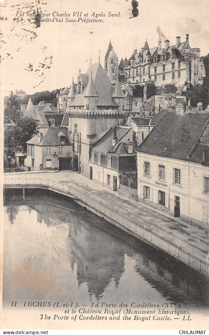 37-LOCHES LE CHÂTEAU-N°5164-A/0383 - Loches