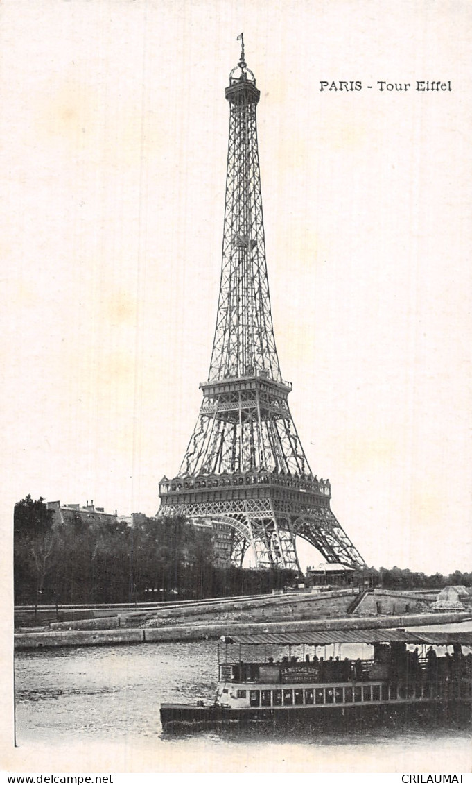 75-PARIS LA TOUR EIFFEL-N°5163-H/0317 - Sacré Coeur