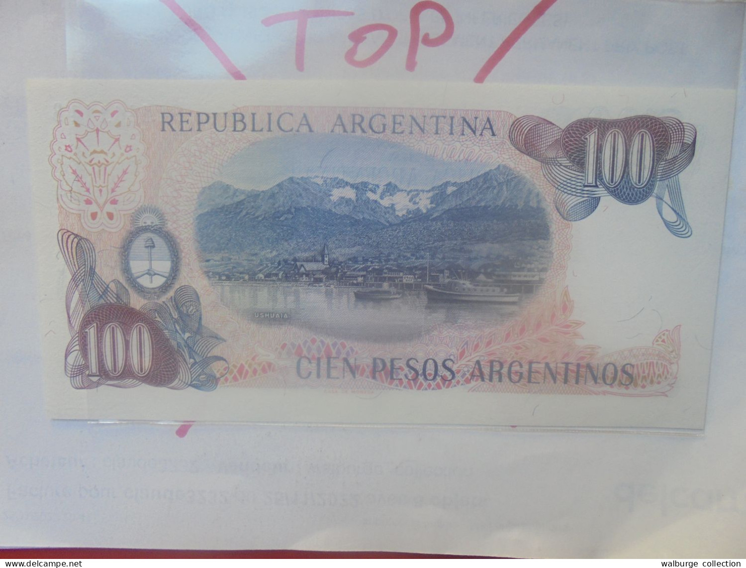 ARGENTINE 100 PESOS ND (1983-85) Neuf (B.33) - Argentine