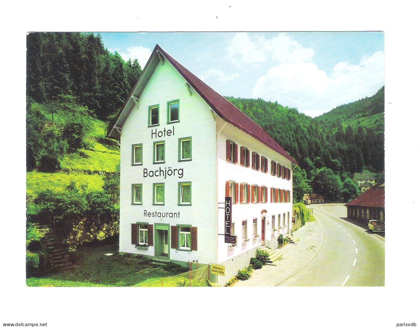 TRIBERG - HOTEL - RESTAURANT BACHJÖRG      (D 217) - Triberg