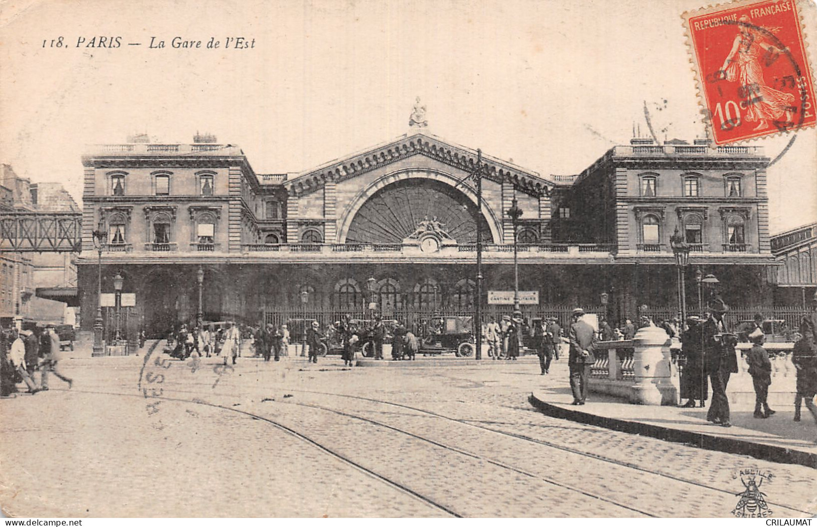 75-PARIS LA GARE DE L EST-N°5164-C/0041 - Métro Parisien, Gares