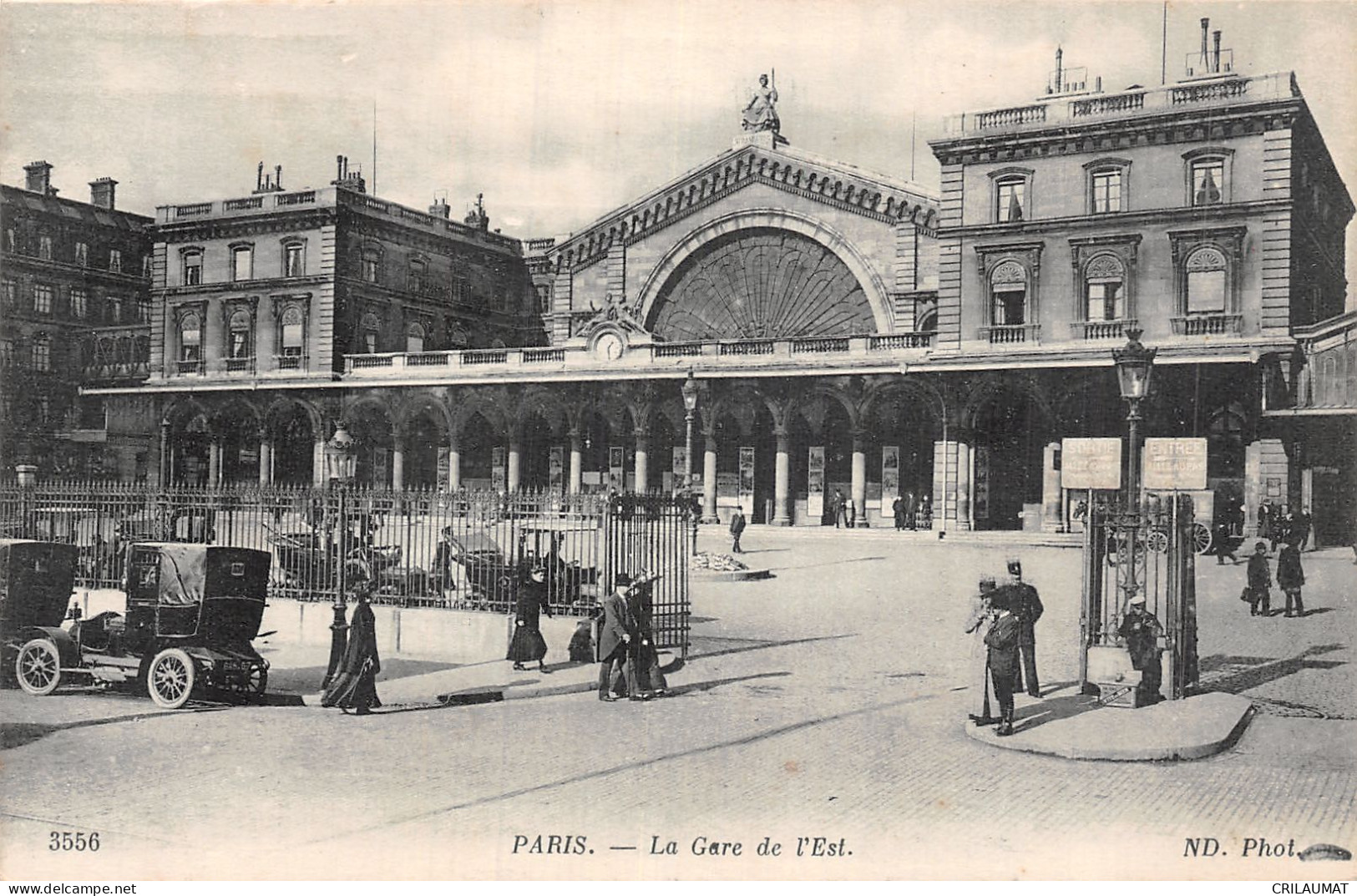 75-PARIS LA GARE DE L EST-N°5164-C/0039 - Métro Parisien, Gares