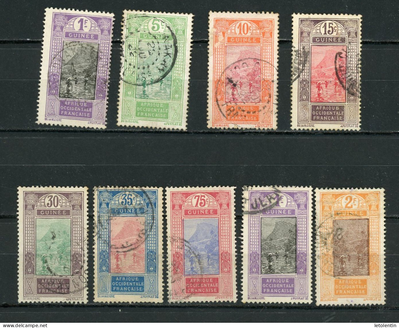 GUINÉE (RF) - DIVERS   - N°Yt  63+66+67+68+71+72+76+77+78 Obli. - Used Stamps