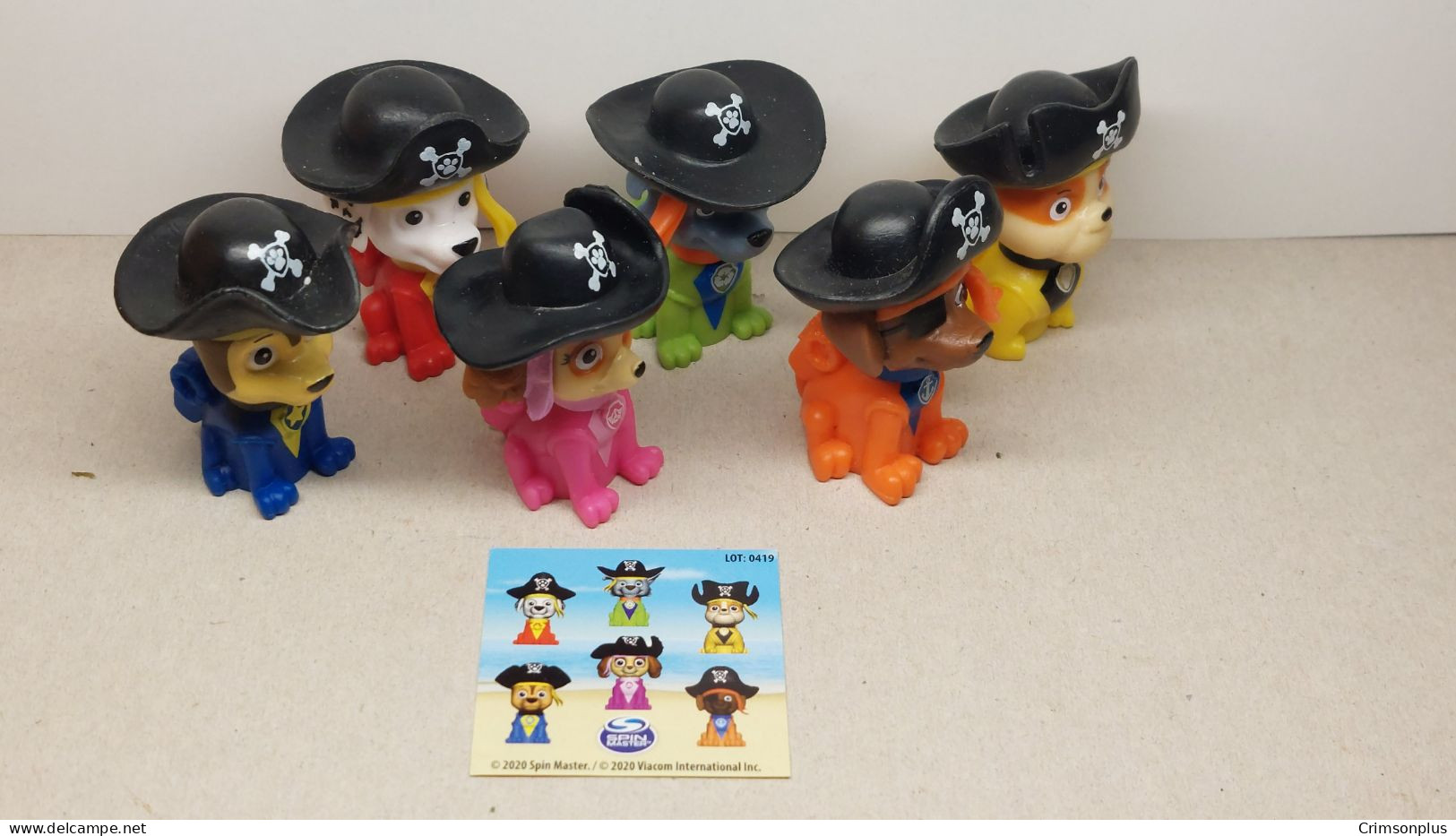 2020 Dairy 4 Fun - Paw Patrol - Pirate Pups - Complete Set + BPZ - MonoBlocks