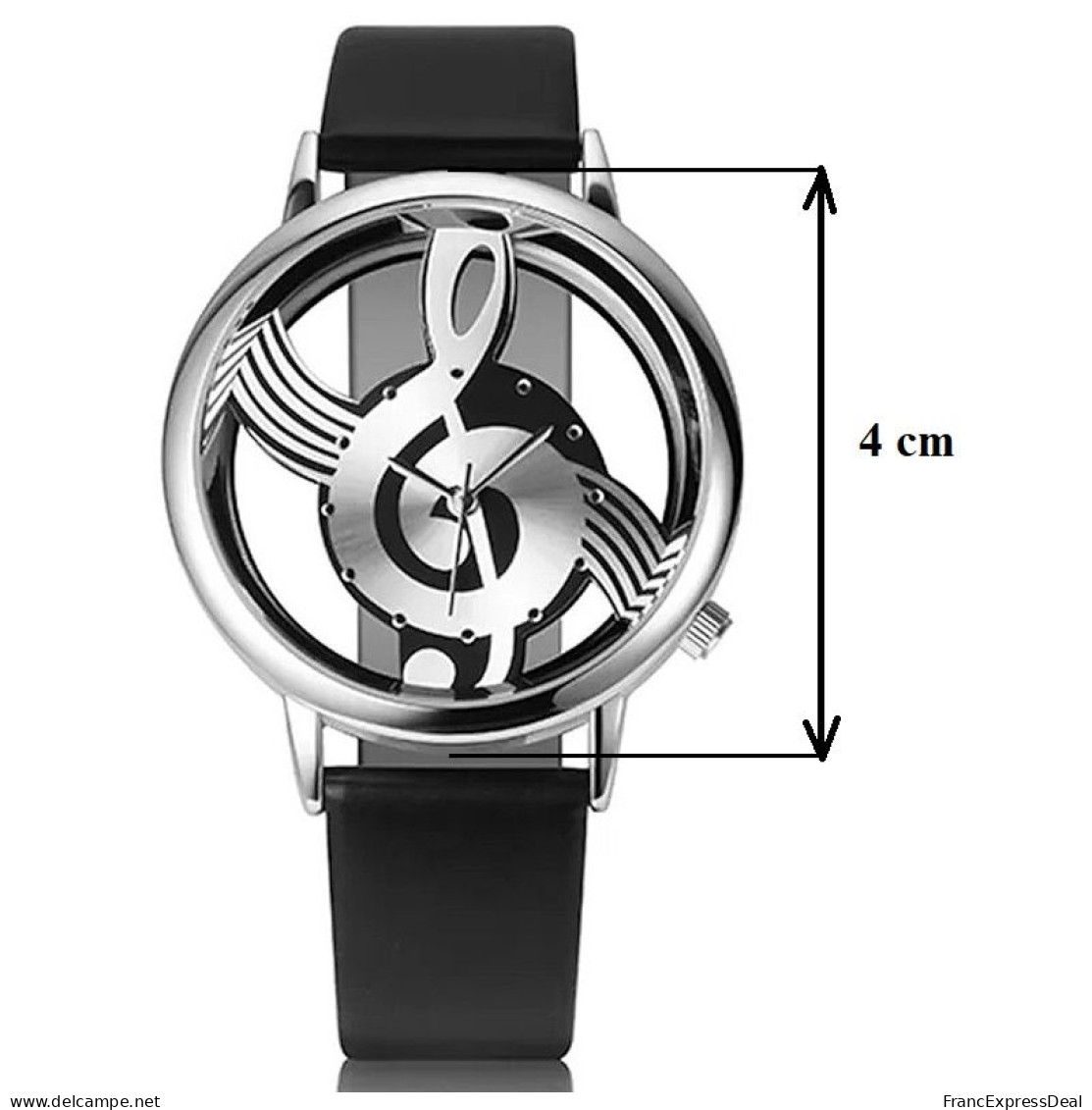 Montre NEUVE - Clef De Sol Musique Solfège Rock (Réf 2) - Montres Modernes