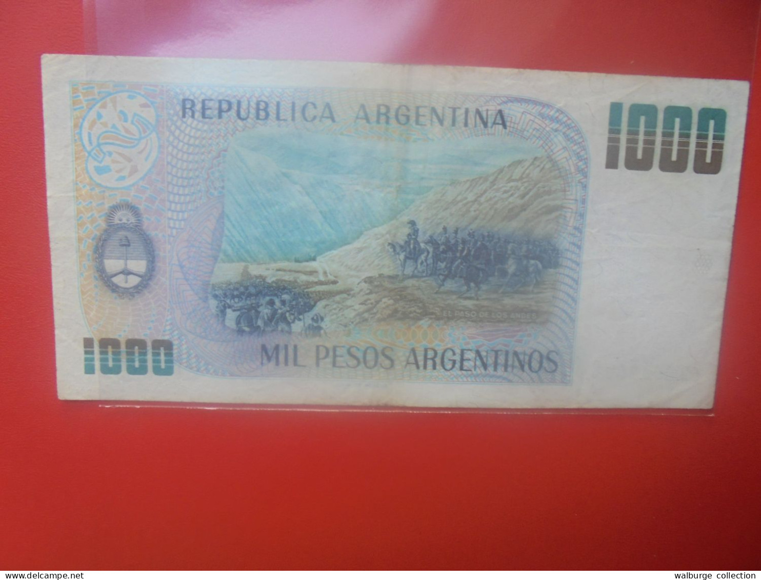 ARGENTINE 1000 PESOS ND (1983-85) Circuler (B.33) - Argentine