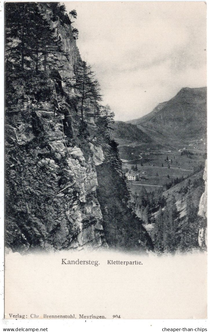 KANDERSTEG - Kletterpartie - Brennenstuhl 204  - Undivided Back - Mountaineering, Rock Climbing - Kandersteg