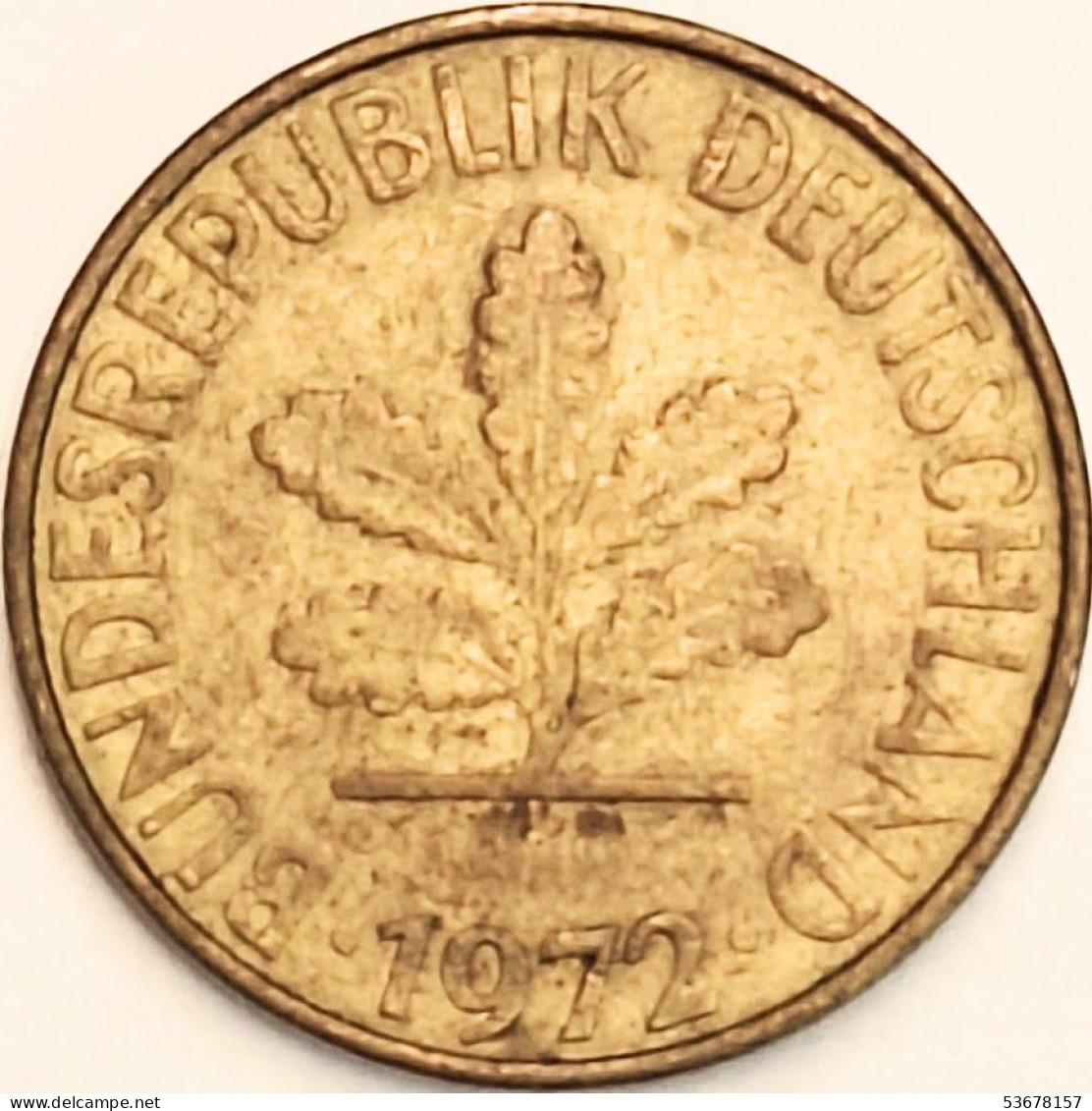 Germany Federal Republic - 10 Pfennig 1972 F, KM# 108 (#4645) - 10 Pfennig