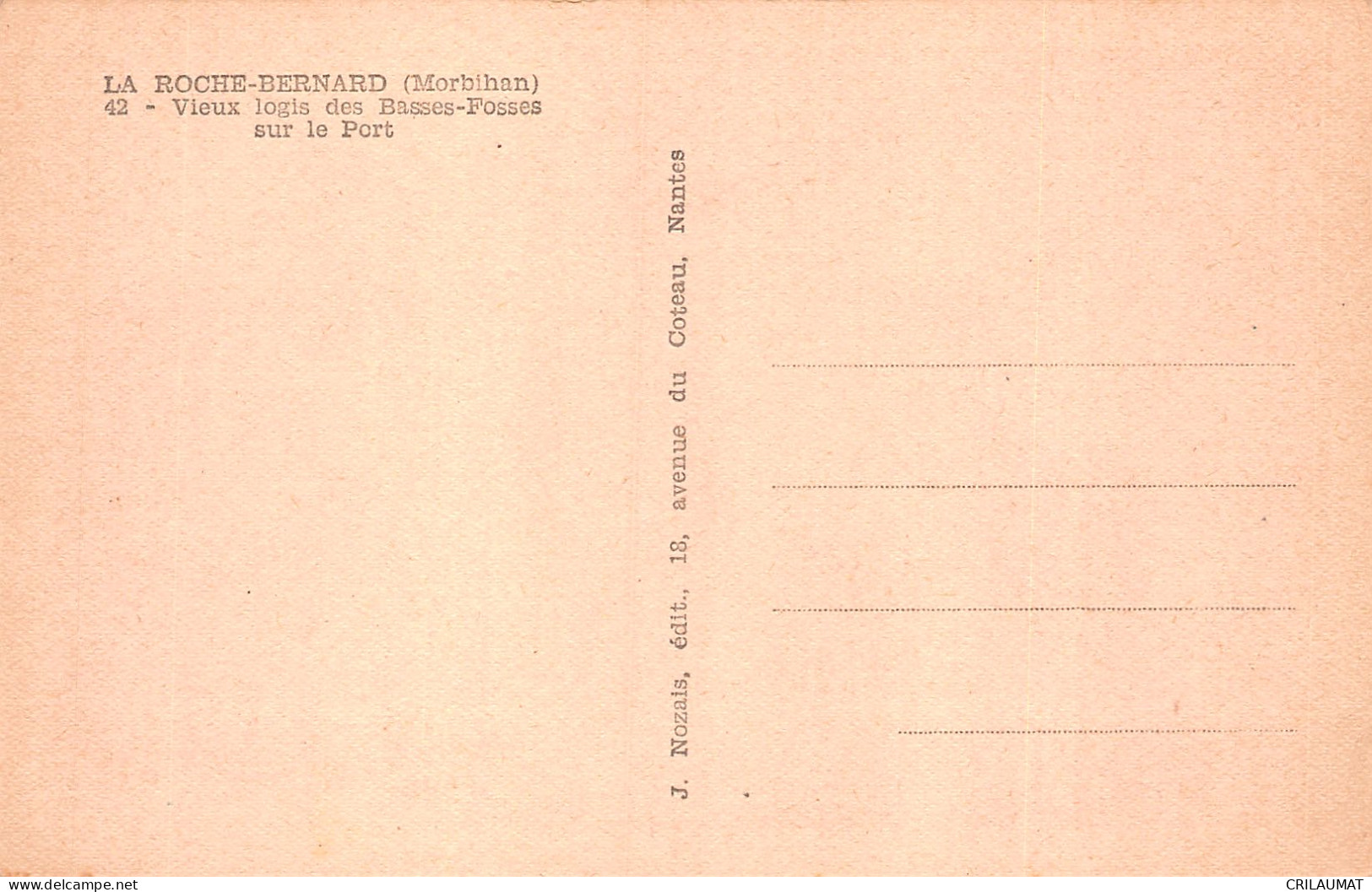 56-LA ROCHE BERNARD-N°5165-D/0009 - La Roche-Bernard