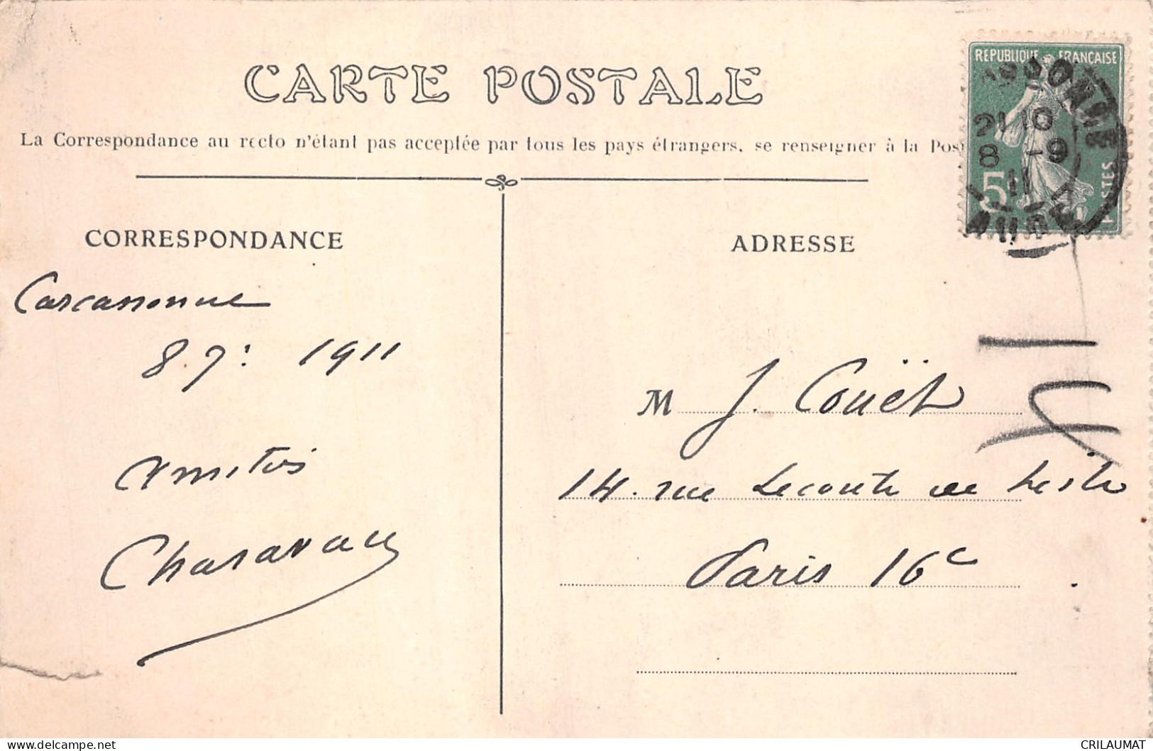 11-CARCASSONNE-N°5165-C/0311 - Carcassonne