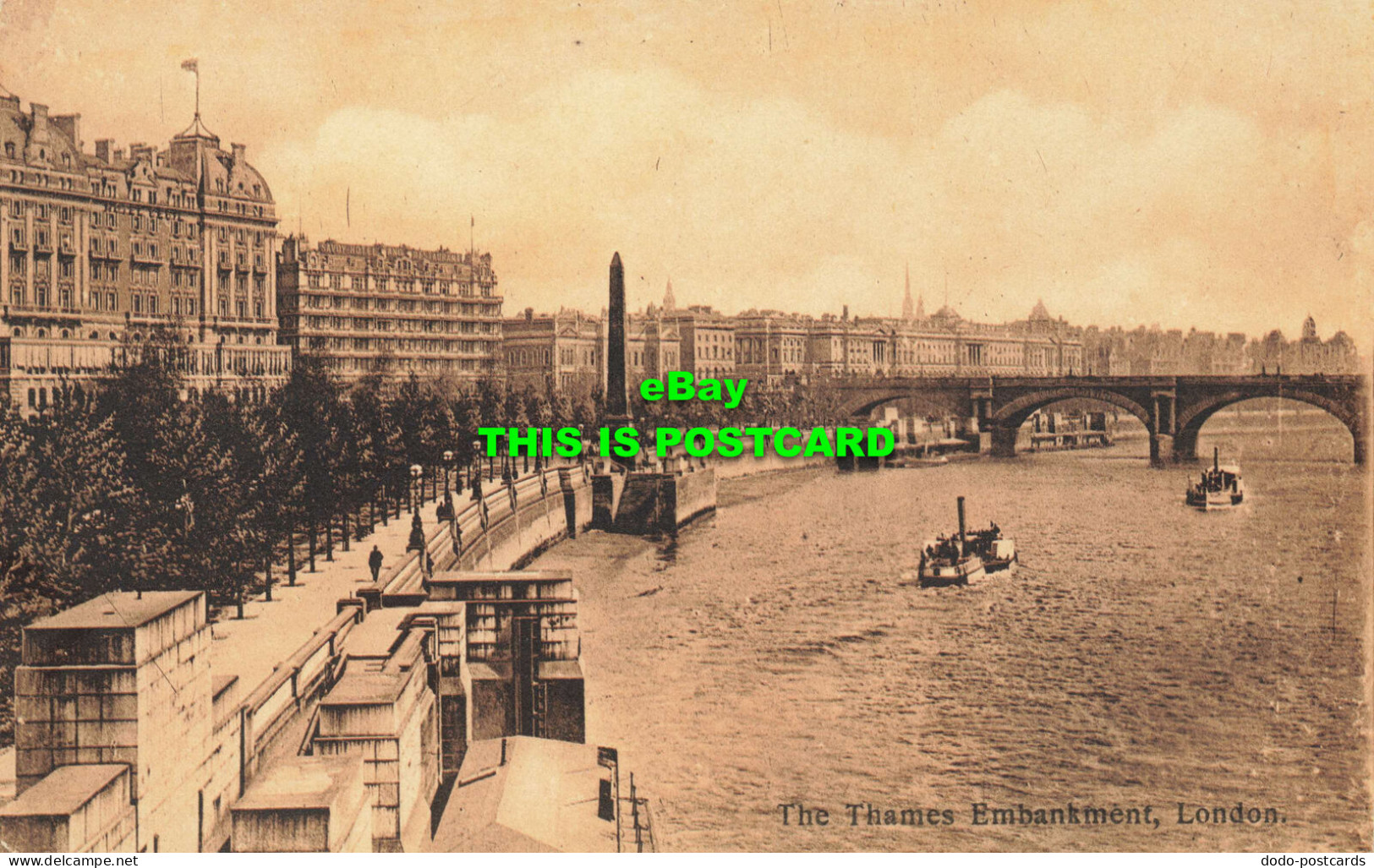 R587044 Thames Embankment. London. Eyre And Spottiswoode - Autres & Non Classés