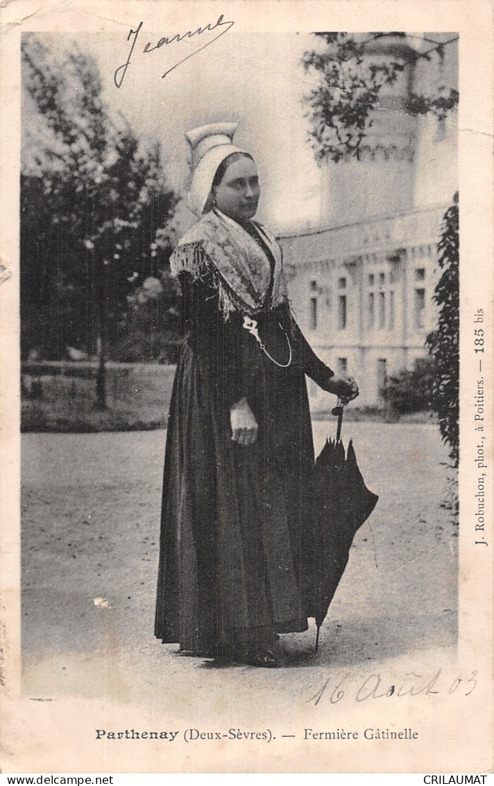 79-PARTHENAY FOLKLORE FERMIERE GATINELLE-N°5165-B/0165 - Autres & Non Classés