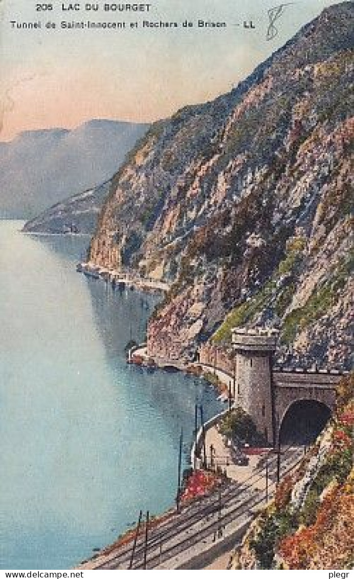 73008 01 61#1 - LAC DU BOURGET - TUNNEL DE ST INNOCENT ET ROCHERS DE BRISON - Aix Les Bains