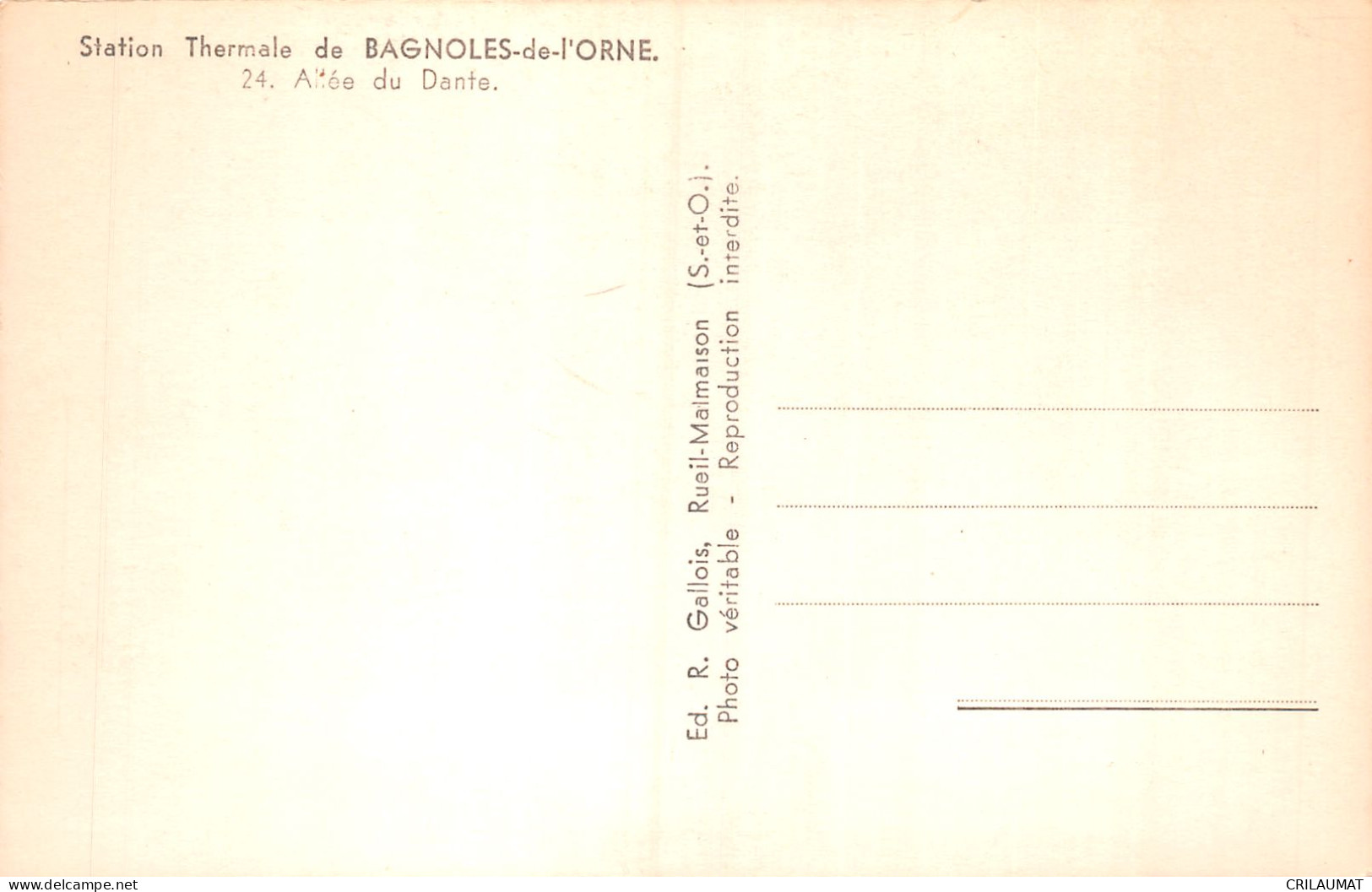 61-BAGNOLES DE L ORNE-N°5165-E/0181 - Bagnoles De L'Orne