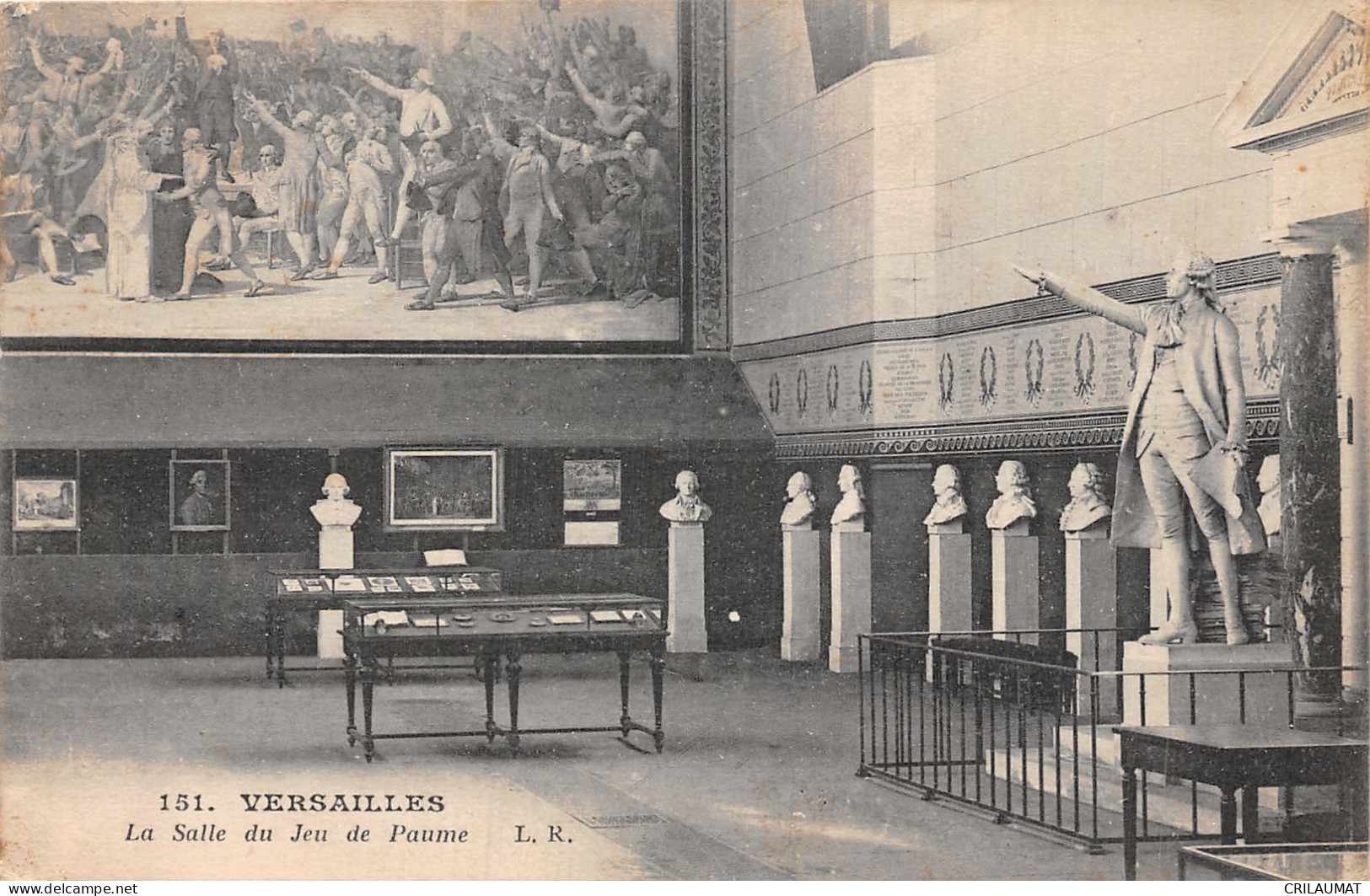 78-VERSAILLES SALLE DE JEU DE PAUME-N°5165-D/0393 - Versailles (Château)