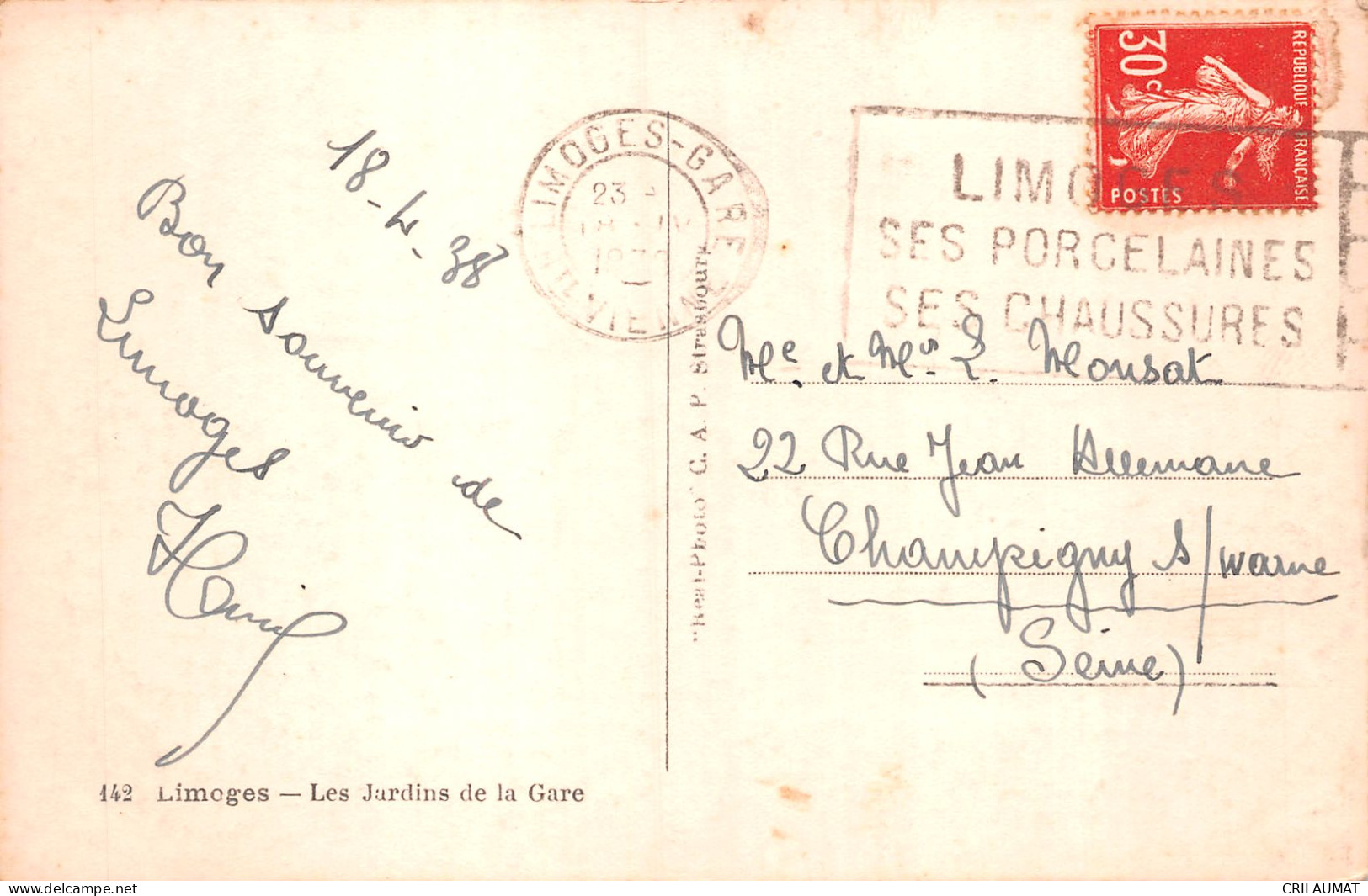 87-LIMOGES-N°5165-D/0145 - Limoges