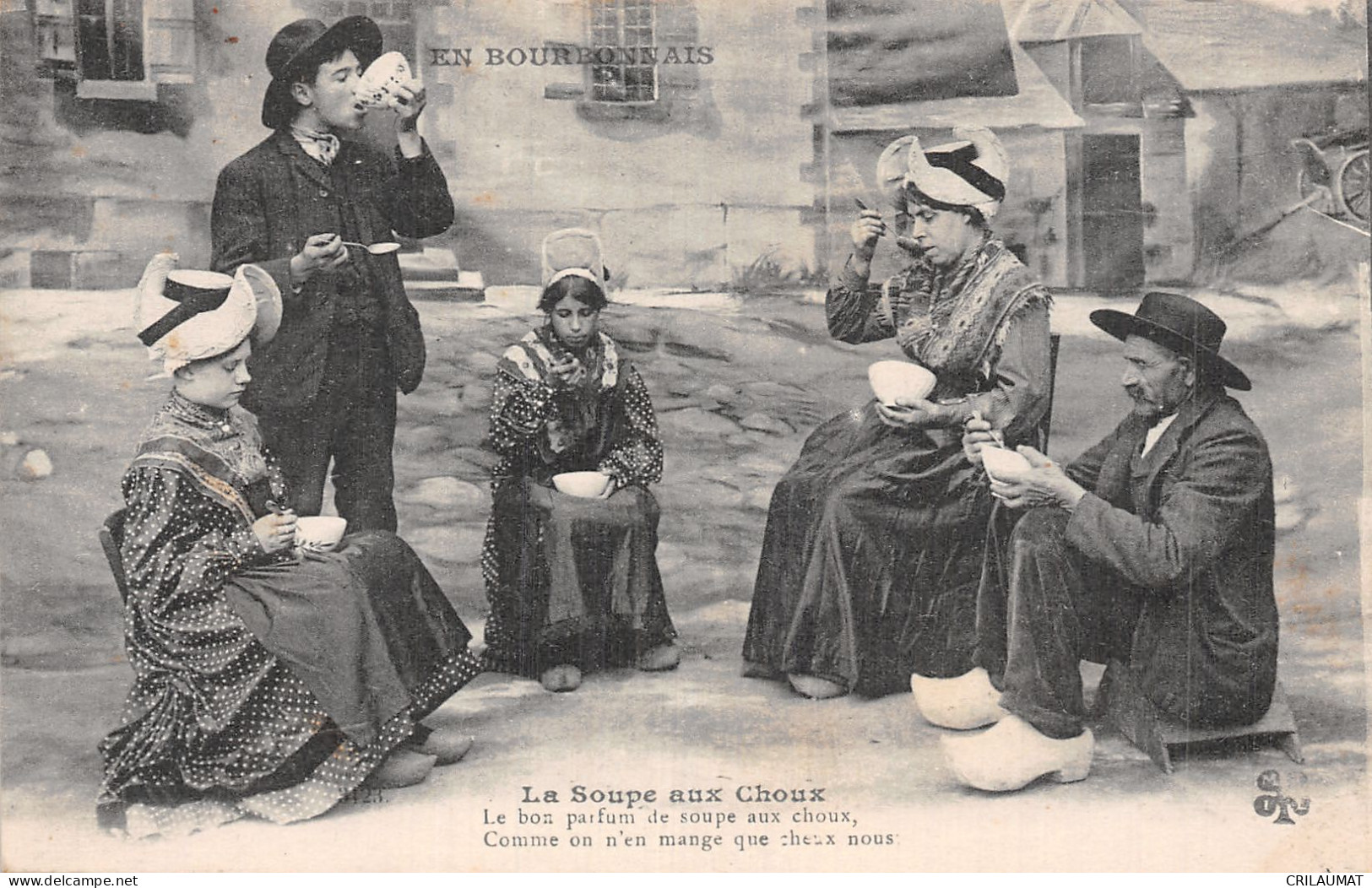 03-BOURBONNAIS FOLKLORE SOUPE AUX CHOUX-N°5165-H/0315 - Autres & Non Classés