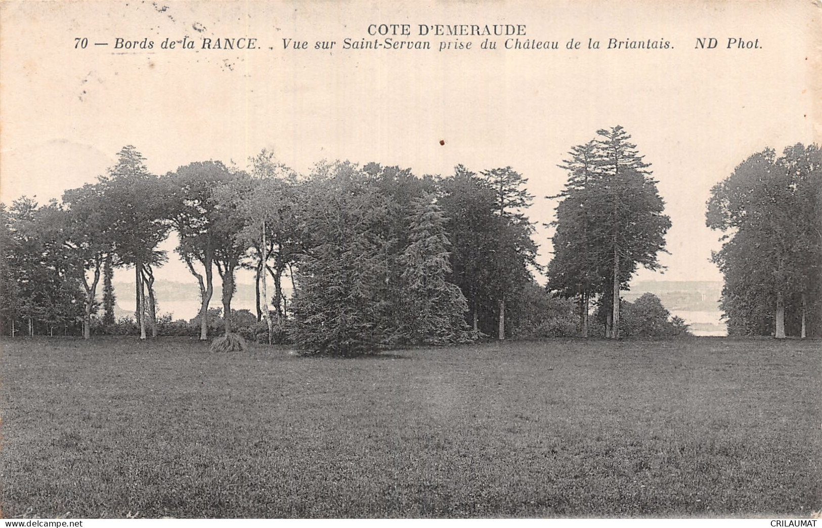 35-CHATEAU DE LA BRIANTAIS-N°5165-H/0137 - Autres & Non Classés