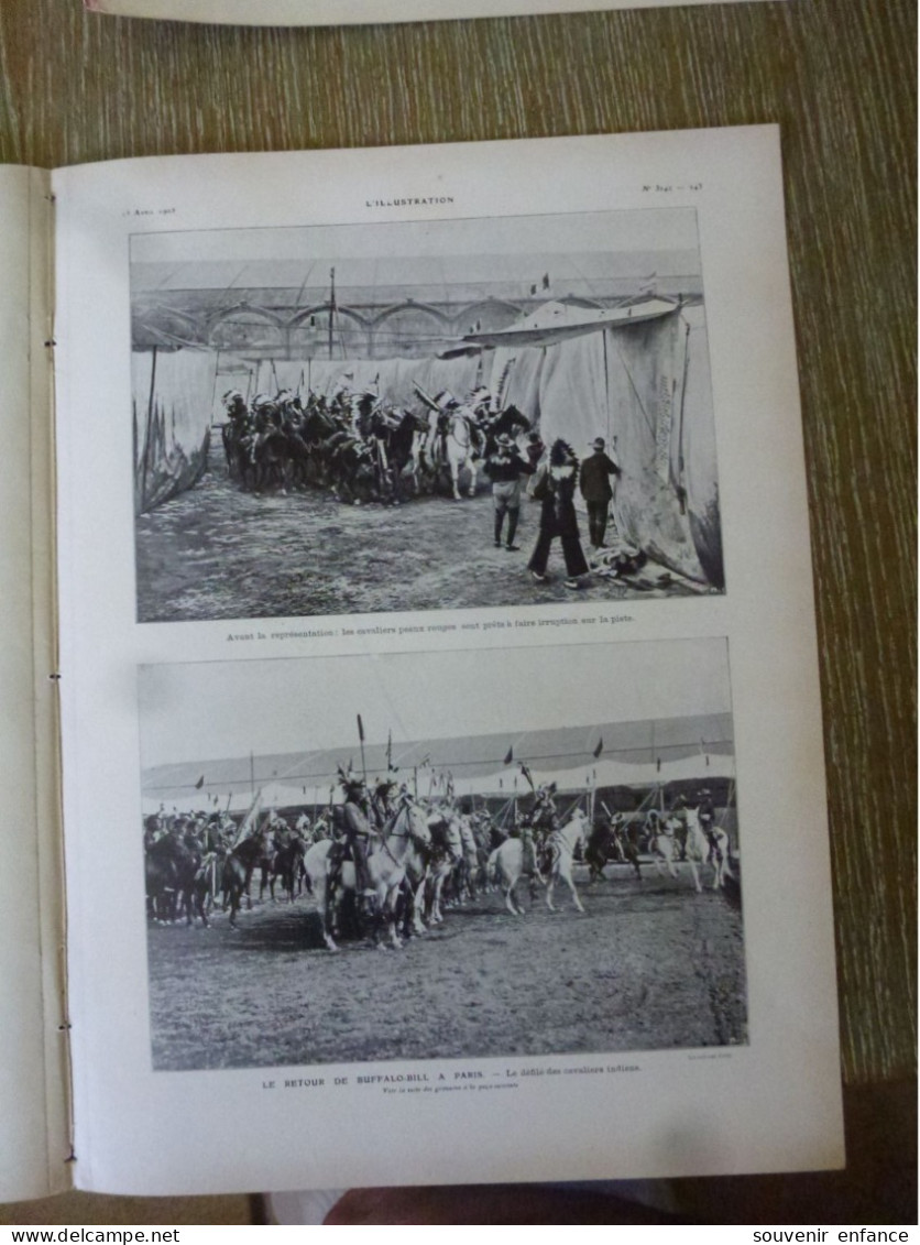 L'Illustration Avril 1905 Buffalo Bill Indiens Catastrophe Madrid Loubet Complot De Courbevoie Guillaume II à Tanger - L'Illustration