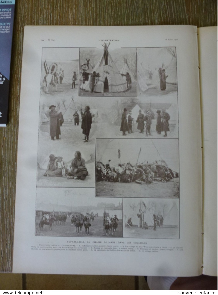 L'Illustration Avril 1905 Buffalo Bill Indiens Catastrophe Madrid Loubet Complot De Courbevoie Guillaume II à Tanger - L'Illustration