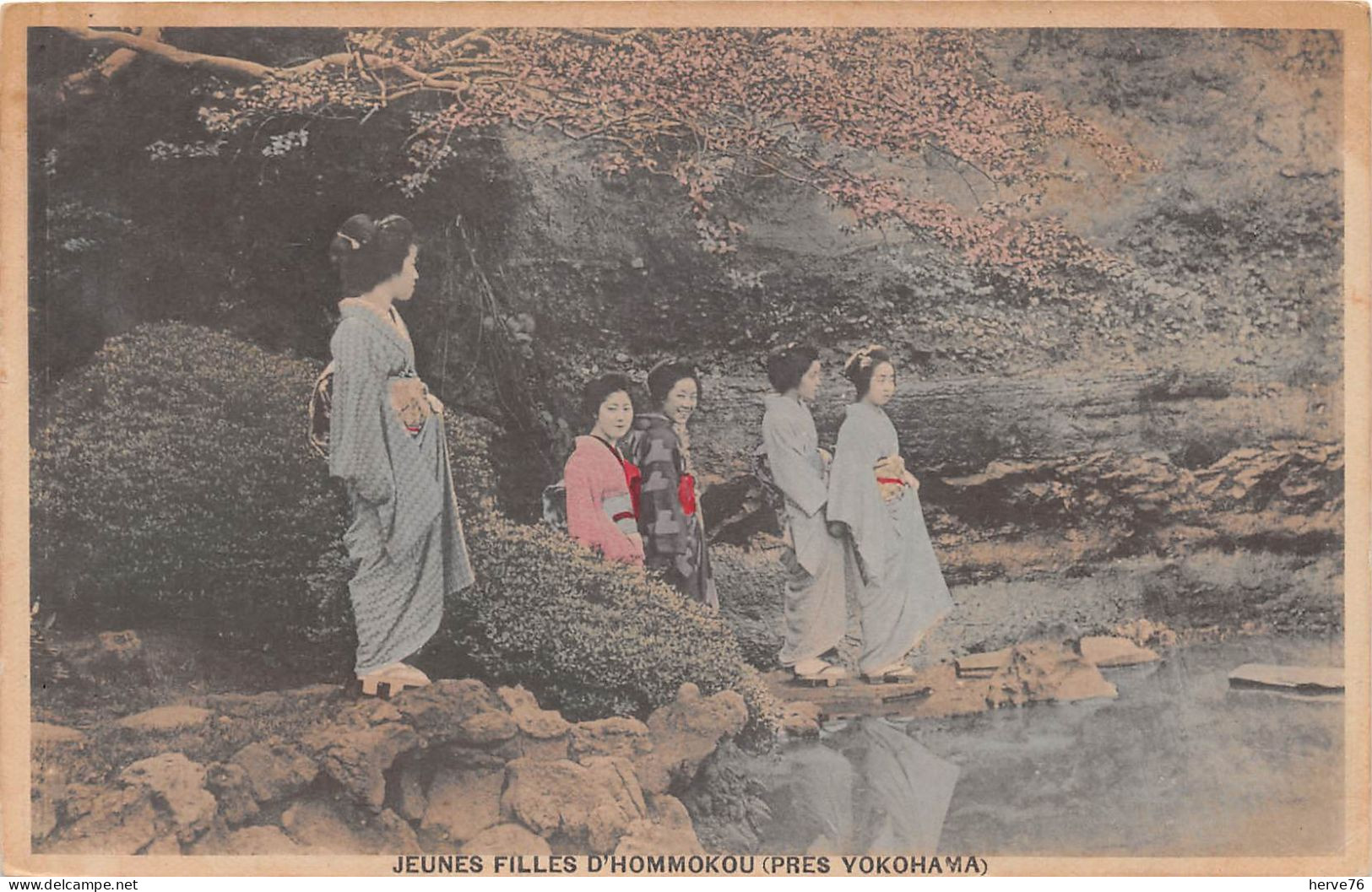 JAPON - Jeunes Filles D'HOMMOKOU (près YOKOHAMA) - Autres & Non Classés
