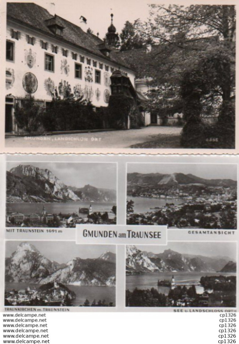 2V11Mx    Autriche Gmunden Lot Of 2 Postcards En TBE - Gmunden