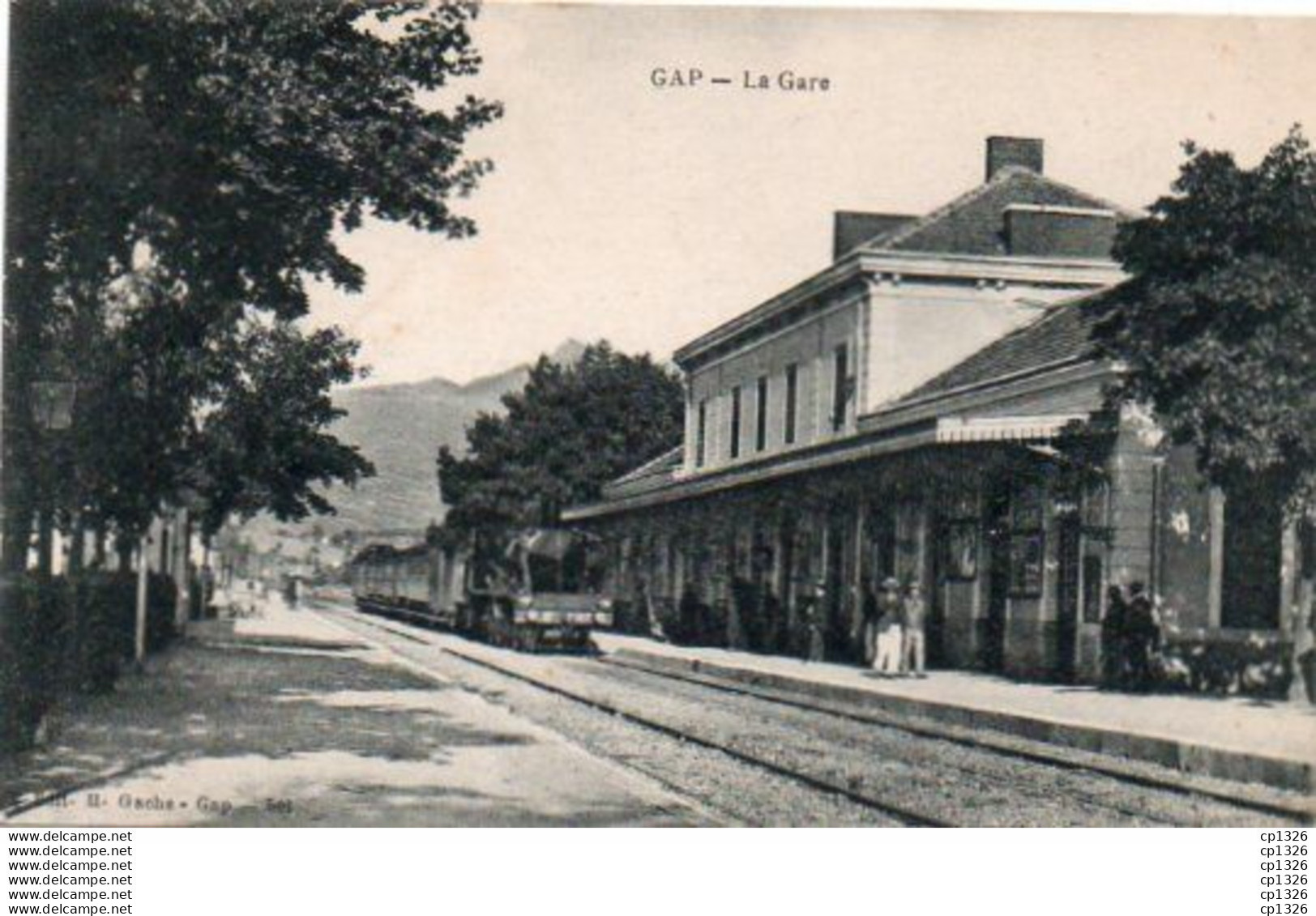2V11x   05 Gap La Gare Train Entrant - Gap