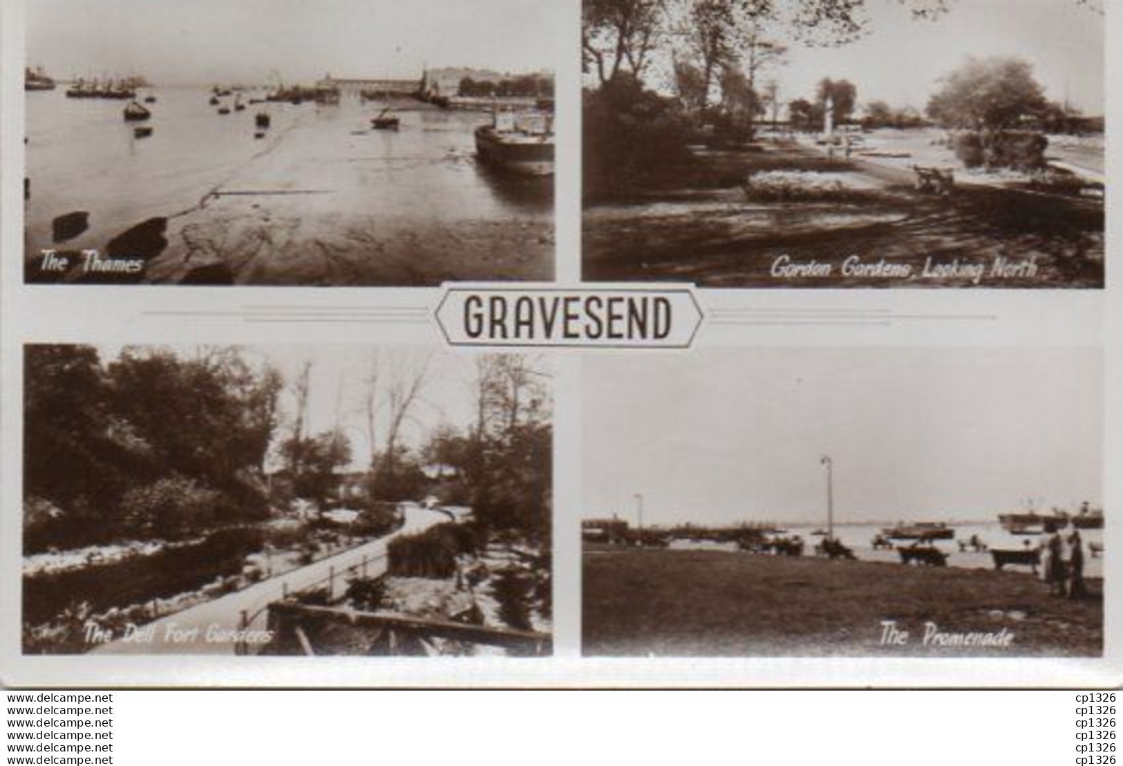 2V10Fo   Angleterre Gravesend Multivues - Other & Unclassified