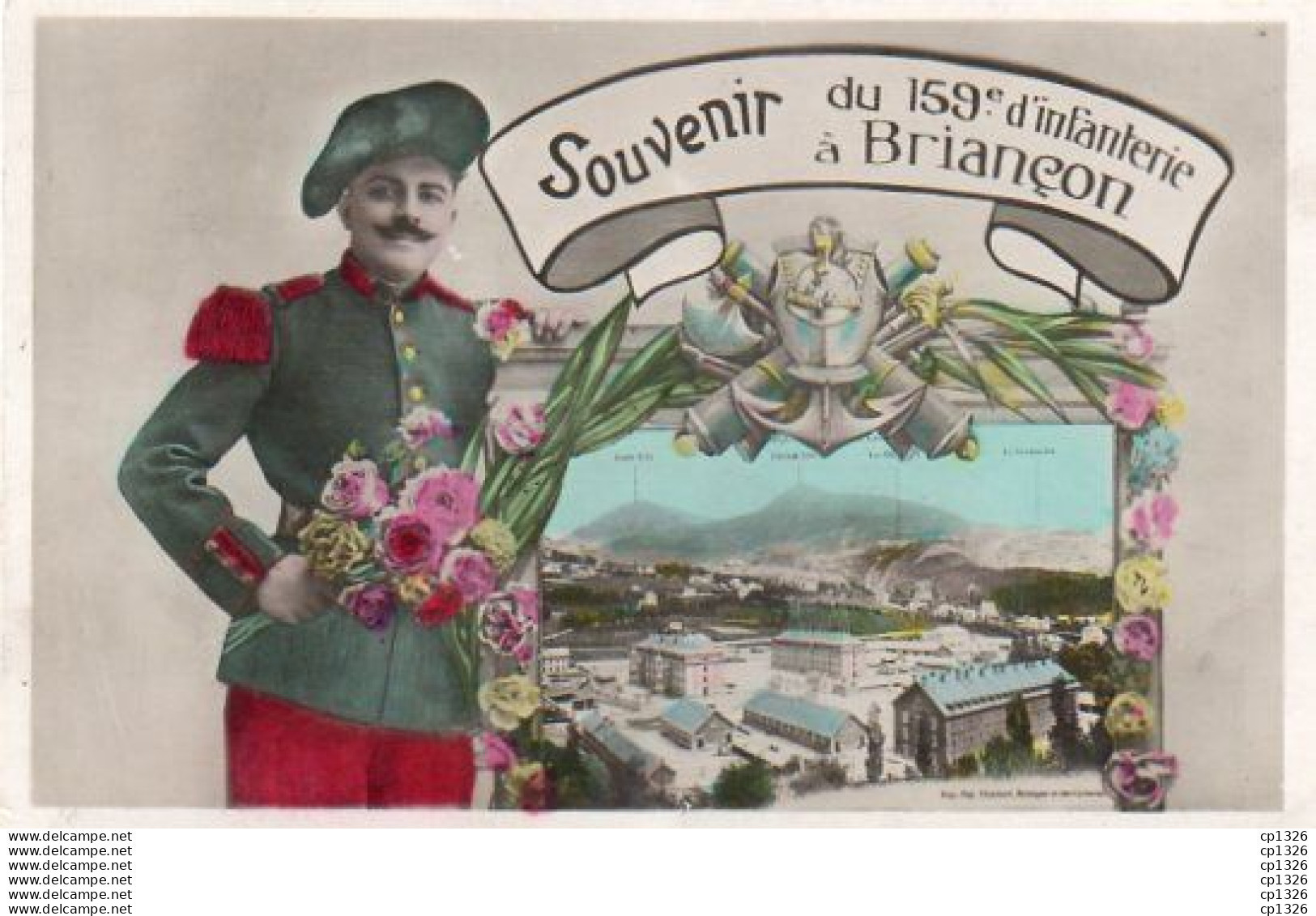 3V3Ve   05 Briançon Souvenir Du 159eme D'infanterie - Briancon