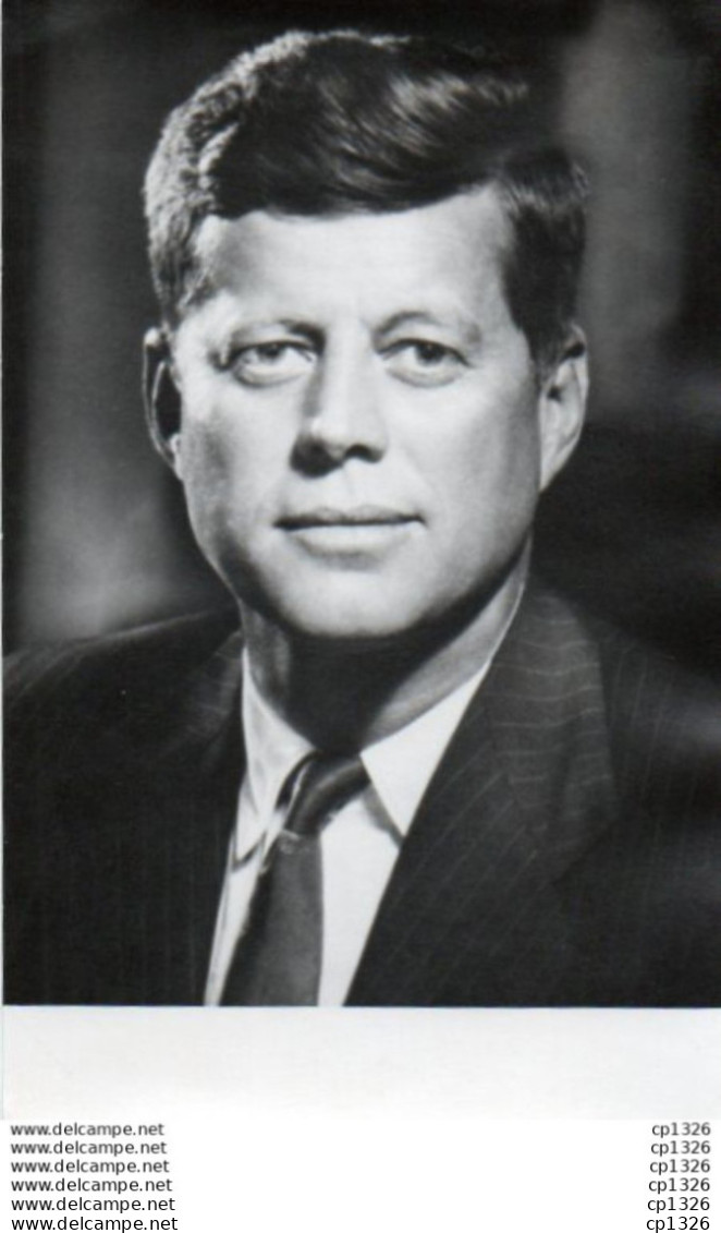 3V3Gi  Photo (18cm X 11.5cm) De John Kennedy Président Des USA - Personnages