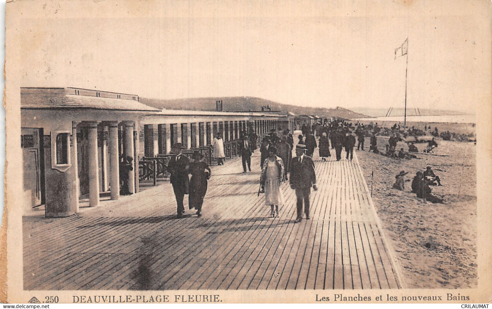 14-DEAUVILLE PLAGE FLEURIE-N°5166-C/0127 - Deauville