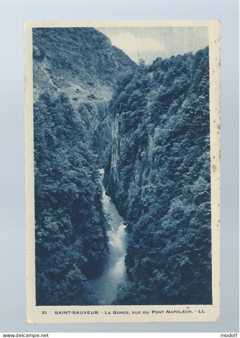 CPA - 65 - Saint-Sauveur - La Gorge, Vue Du Pont Napoléon - Non Circulée - Luz Saint Sauveur