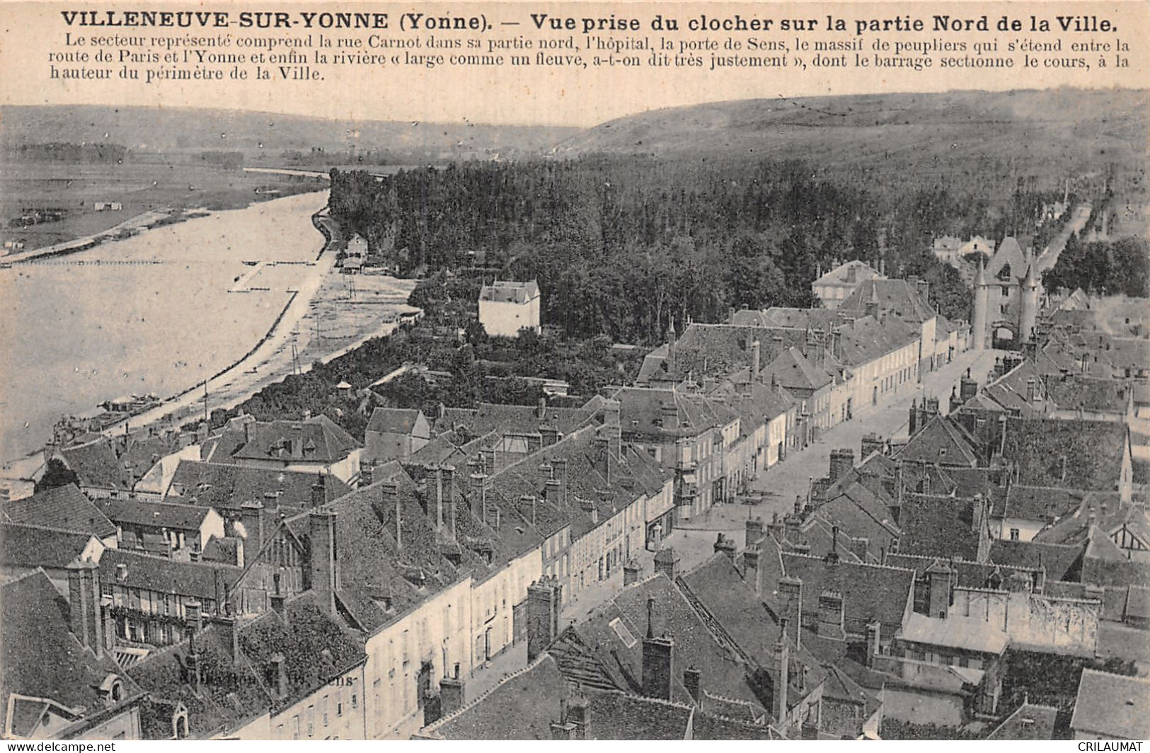 89-VILLENEUVE SUR YONNE-N°5166-A/0181 - Villeneuve-sur-Yonne