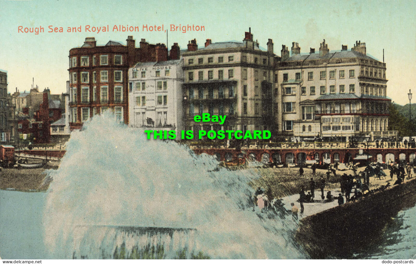 R587195 Rough Sea And Royal Albion Hotel. Brighton. Brighton Palace Series. No. - Monde