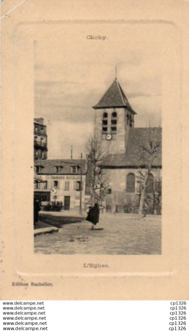 2V10Pa  92 Clichy L'église Chambres Meublées - Clichy