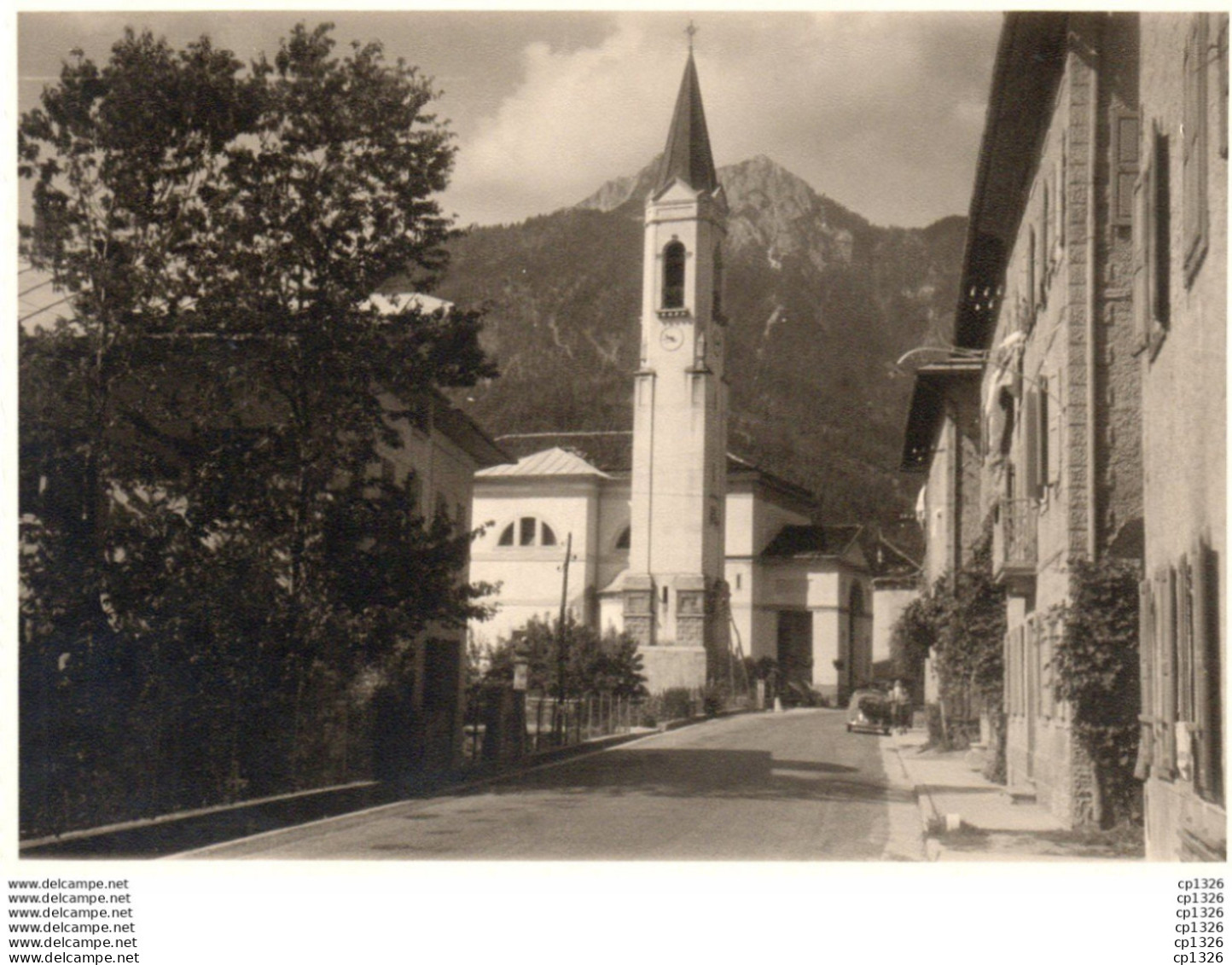 2V9Sme    Photo Originale (10cm X 7cm) Italie Brenner Le Village Dans Les Années 60 - Autres & Non Classés