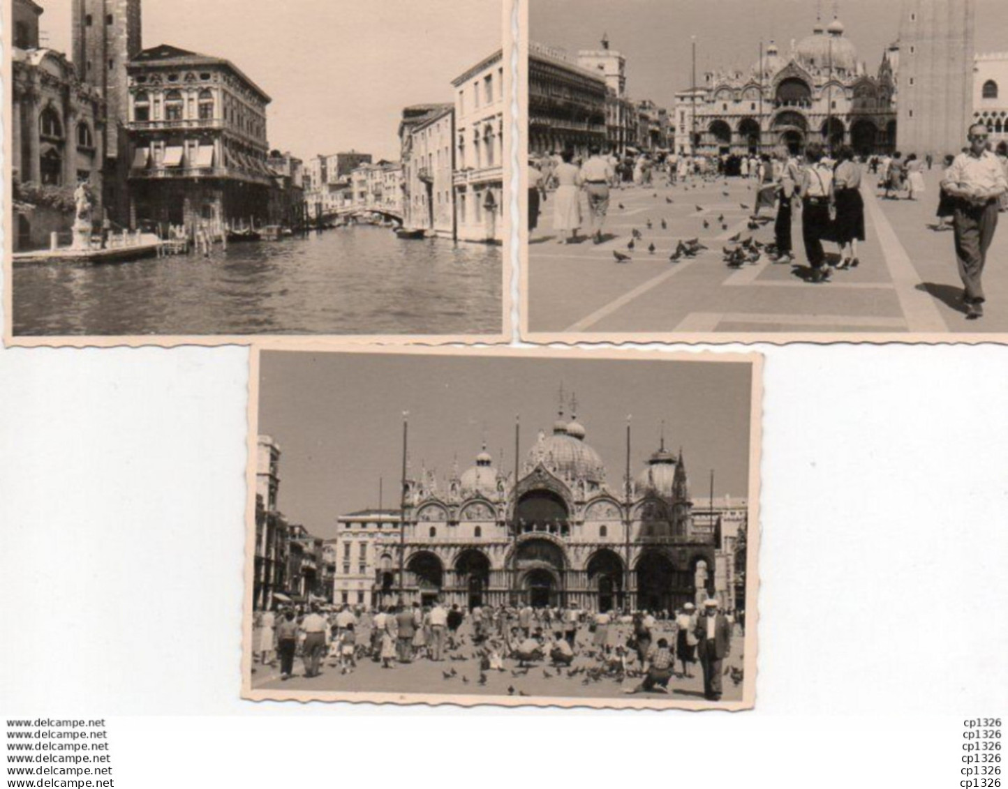 2V9Sme    Lot De 11 Photos Originales (10cm X 7cm) Italie Venise Dans Les Années 60 - Andere & Zonder Classificatie