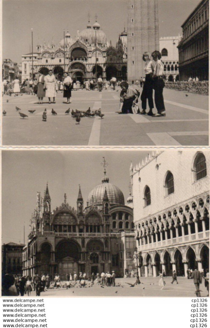 2V9Sme   Lot De 3 Grandes Photos (17.5cm X 12.5cm) Venise Place St Marc Années 60 - Venezia (Venice)