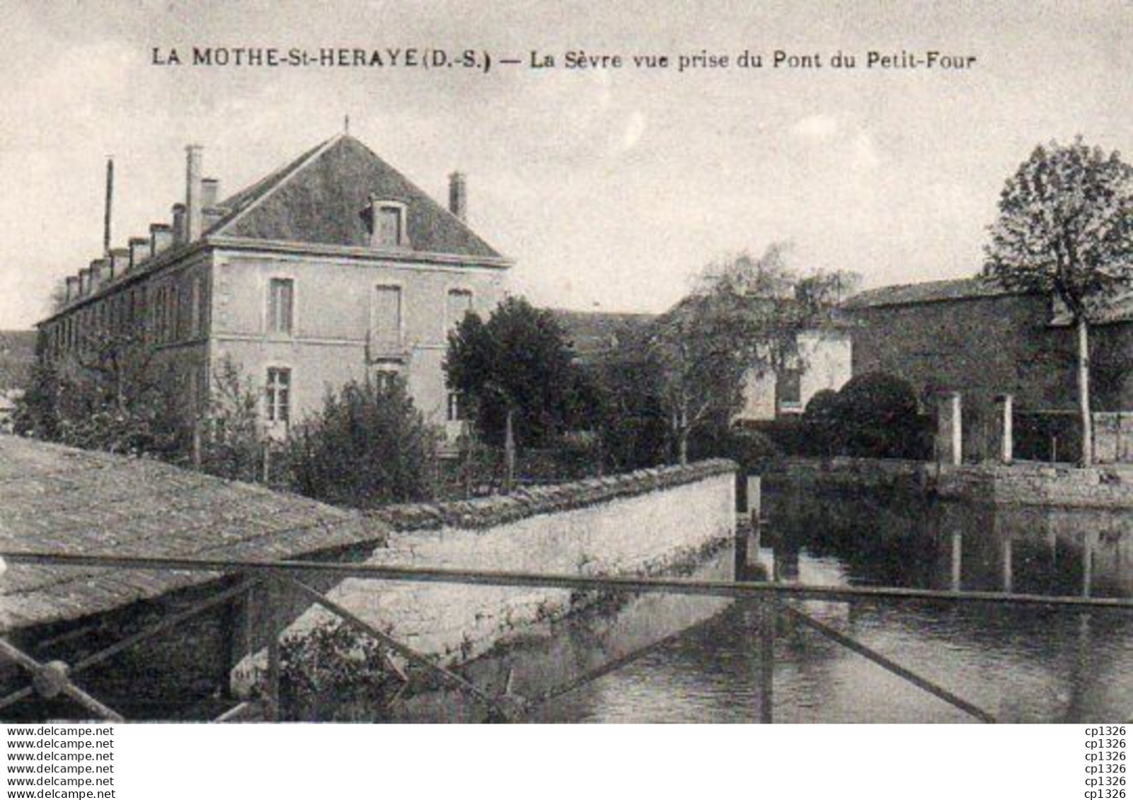 2V9Sm   79 La Mothe Saint Heraye Heray La Sévre Prise Du Pont Du Petit Four - La Mothe Saint Heray