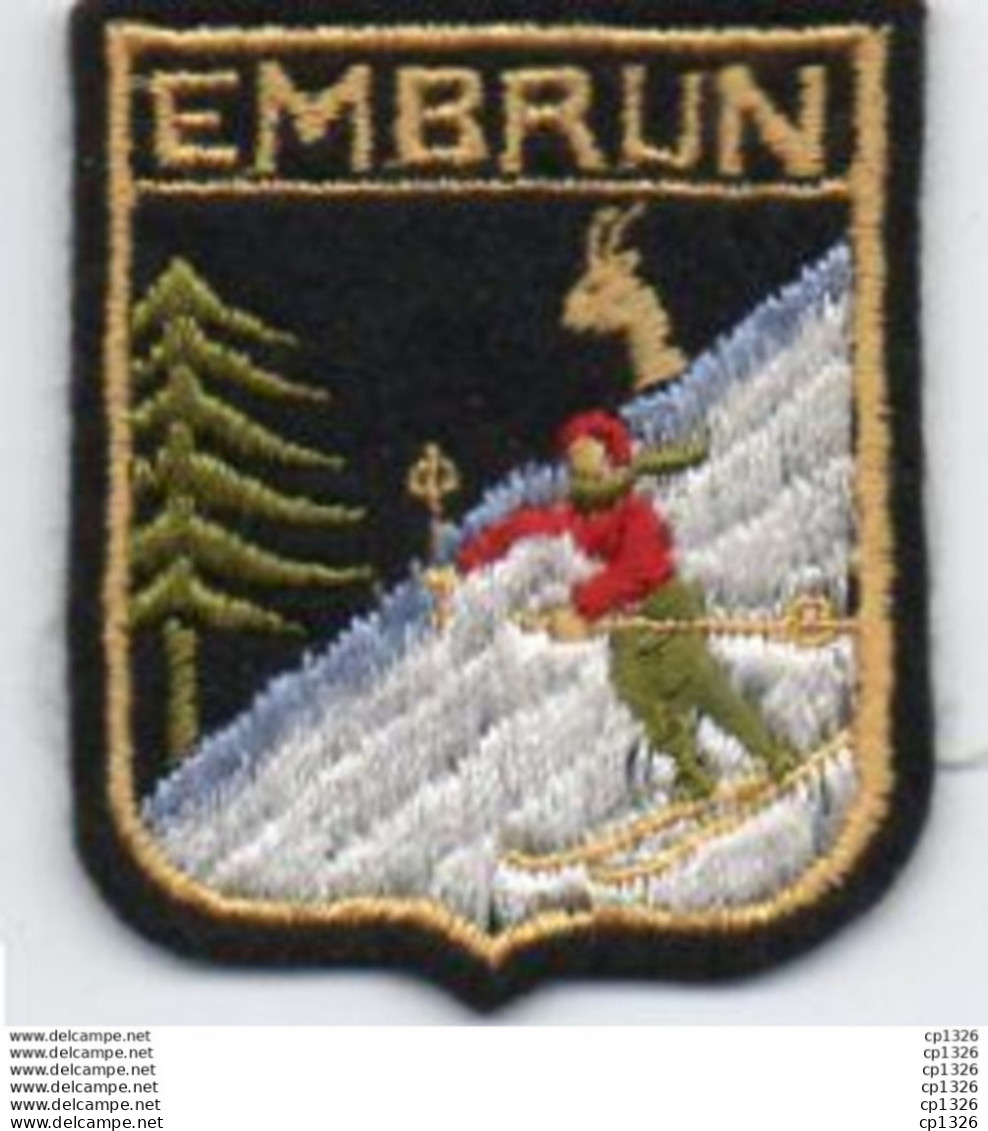 2V5HU  Ecusson En Tissu De Embrun Ski - Escudos En Tela