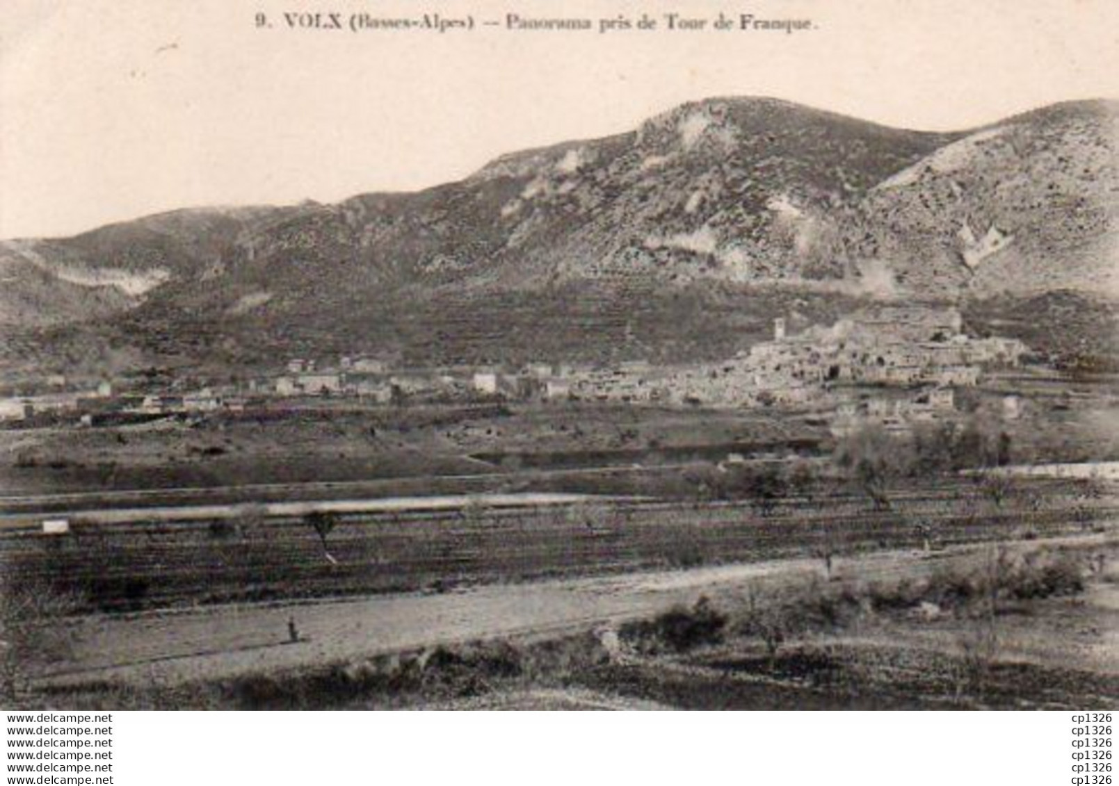2V11Bv   04 Volx Panorama Pris De La Tour De Franque - Other & Unclassified
