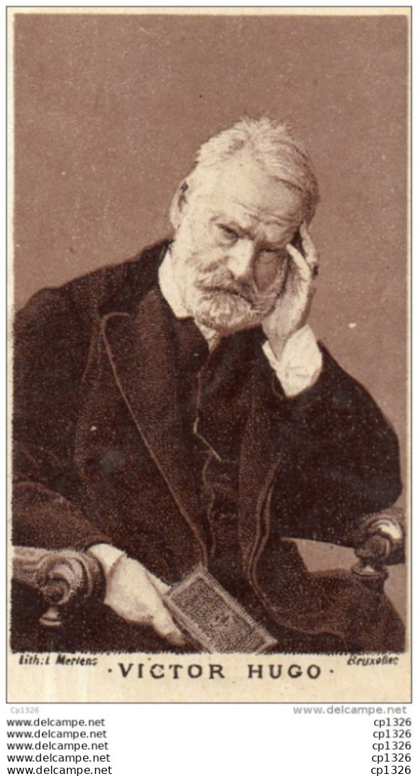 67Mn   Photo Lithographie De Victor Hugo - Ecrivains