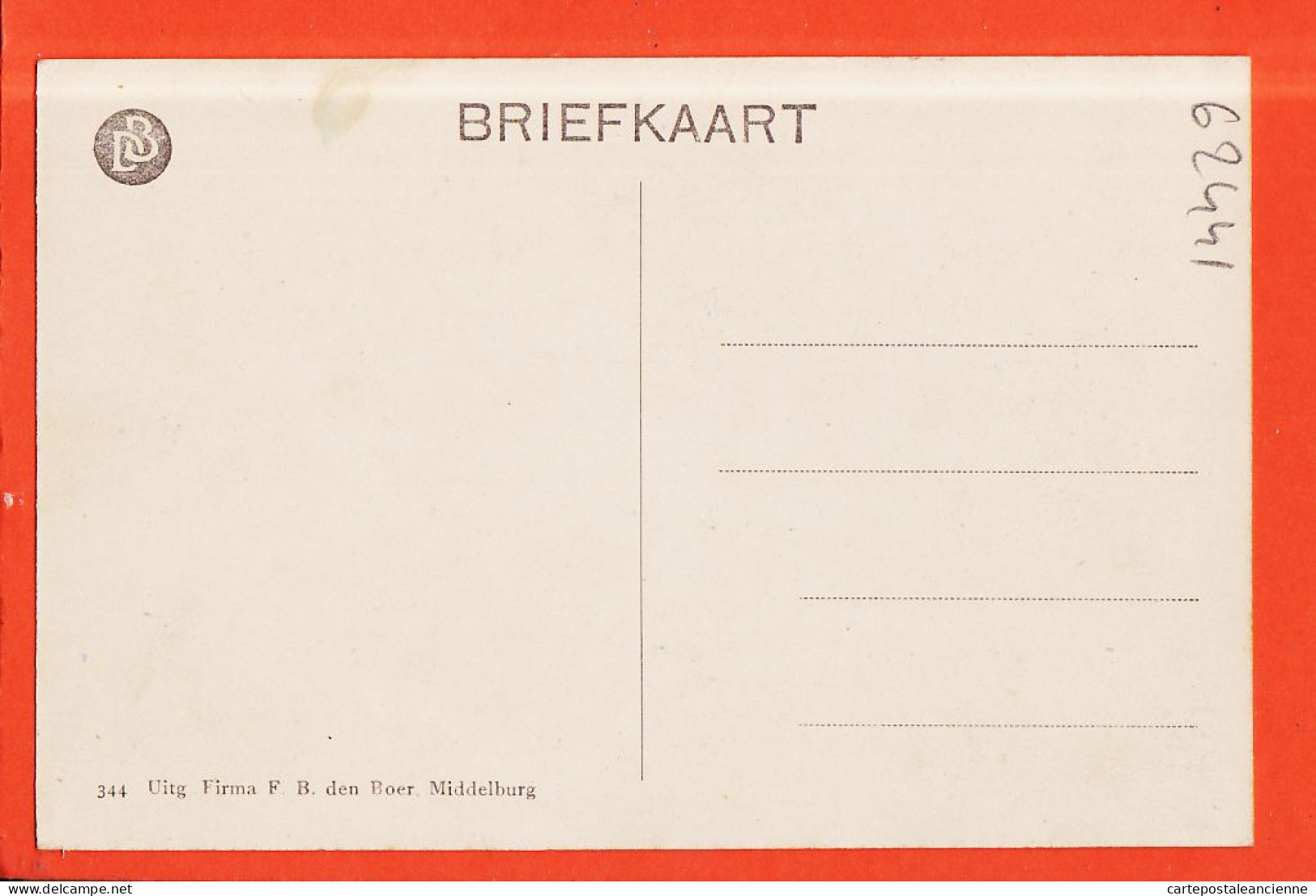 28123 / Etat Parfait Zeeland Walchersche Boer 1905s Uitg F.B Den BOER Middelburg 344 Netherlands Pays-Bas - Other & Unclassified