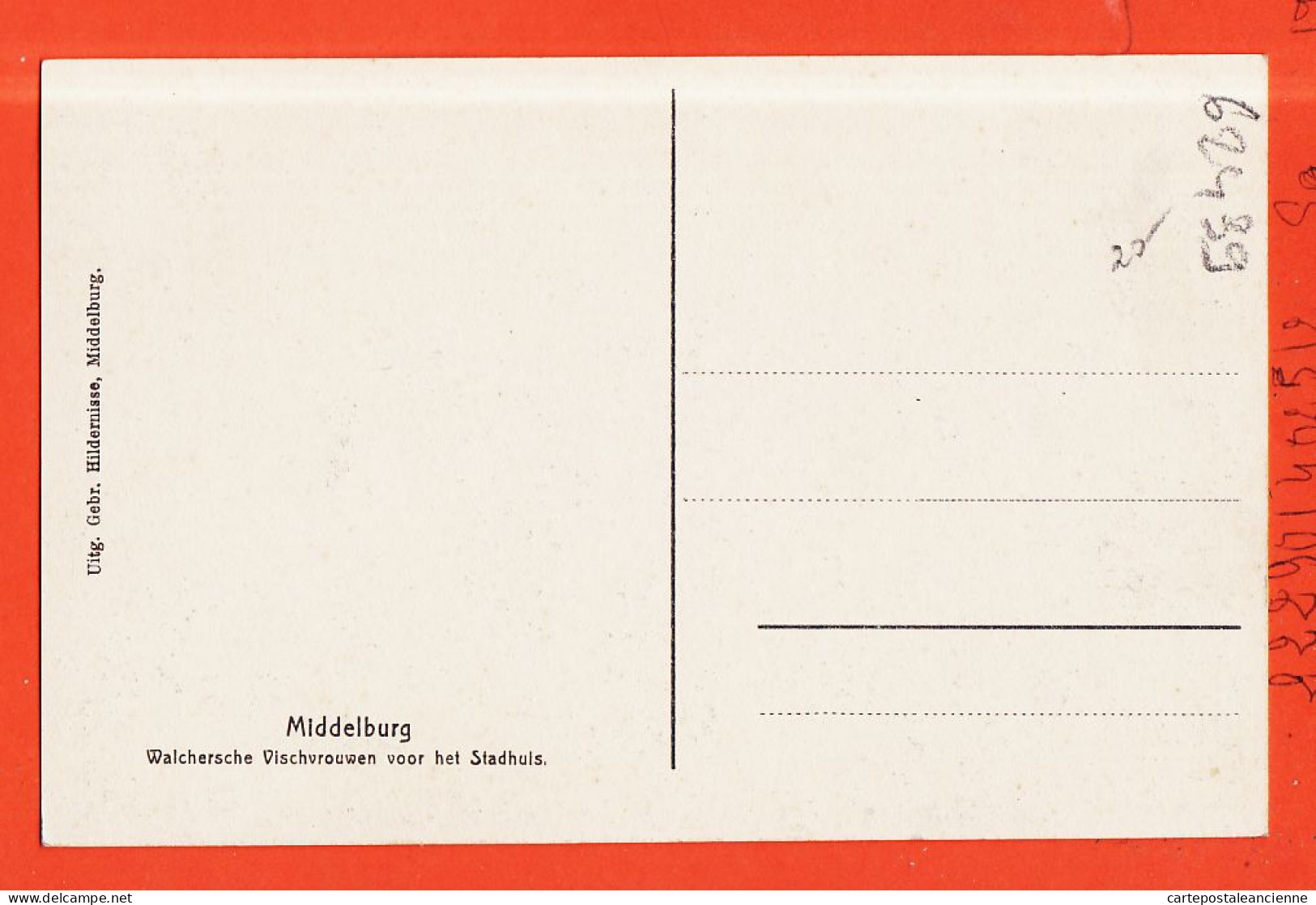 28110 / MIDDELBURG Zeeland Walchersche Vischvrouwen Voor Het Stadhuis 1910s Uitg Gebr. HILDERNISSE Netherlands Holland - Middelburg