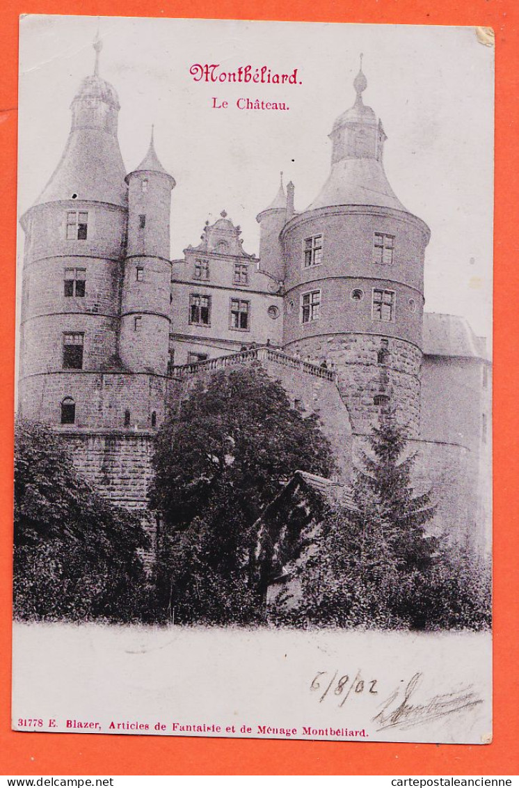 28141 / Emaillographie MONTBELIARD 25-Doubs Chateau à Louis ALBYParisot Soual-BLAZER Articles Fantaisie Ménage  - Montbéliard