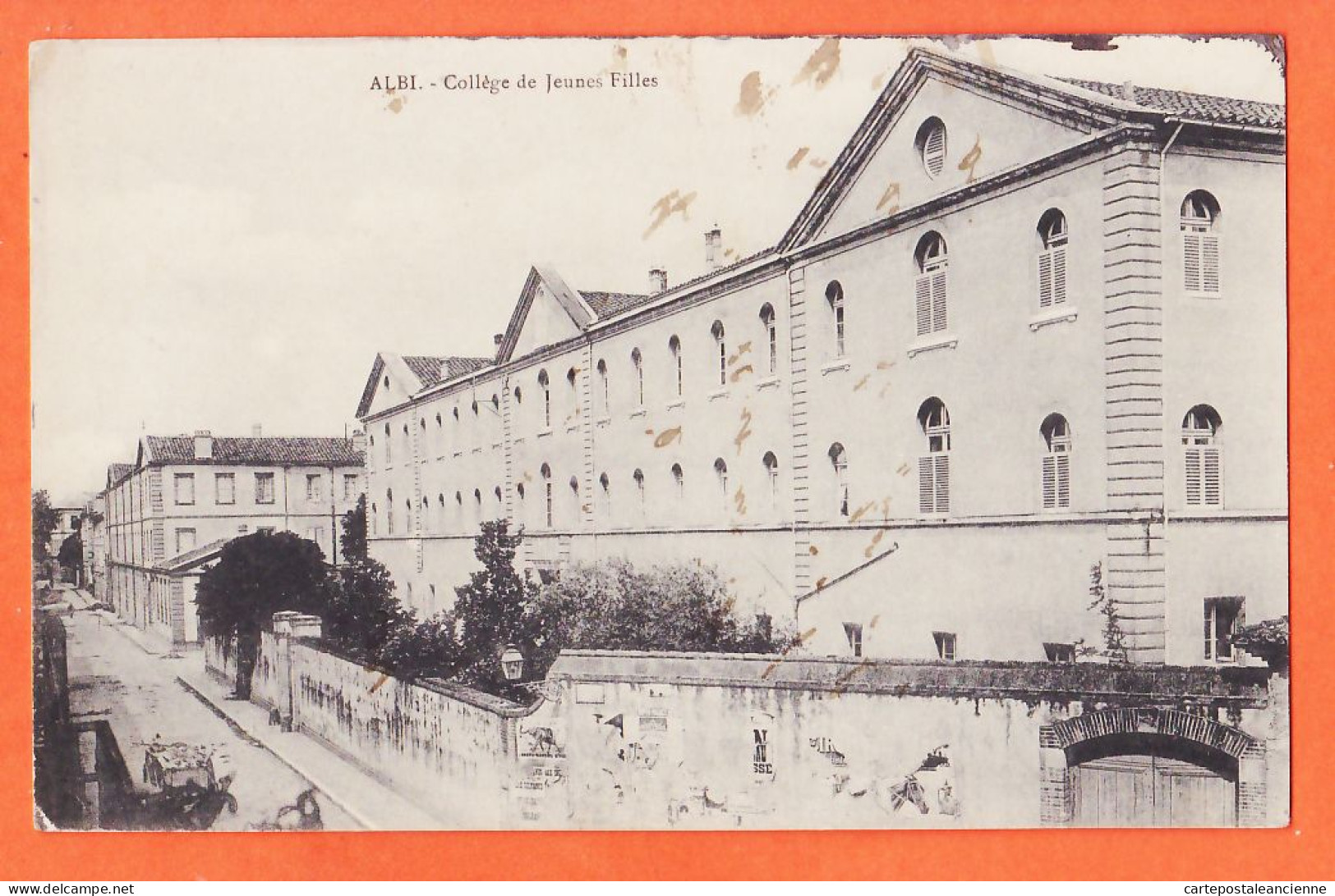 28323 / Peu Commun ALBI 81-Tarn Façade Collège De Jeunes Filles 1910s - Albi