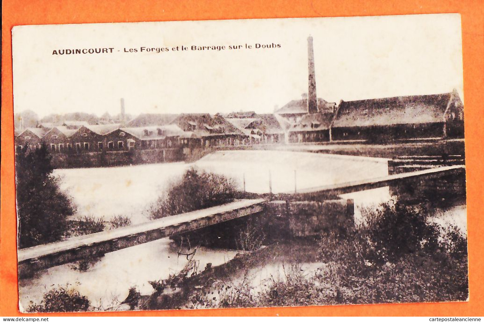 28171 / AUDINCOURT 25-Doubs Forges Barrage Sur DOUBS 1906 De PARROT à Laurent JENNY 14 Grande Rue Isle Sur Doubs - Sonstige & Ohne Zuordnung